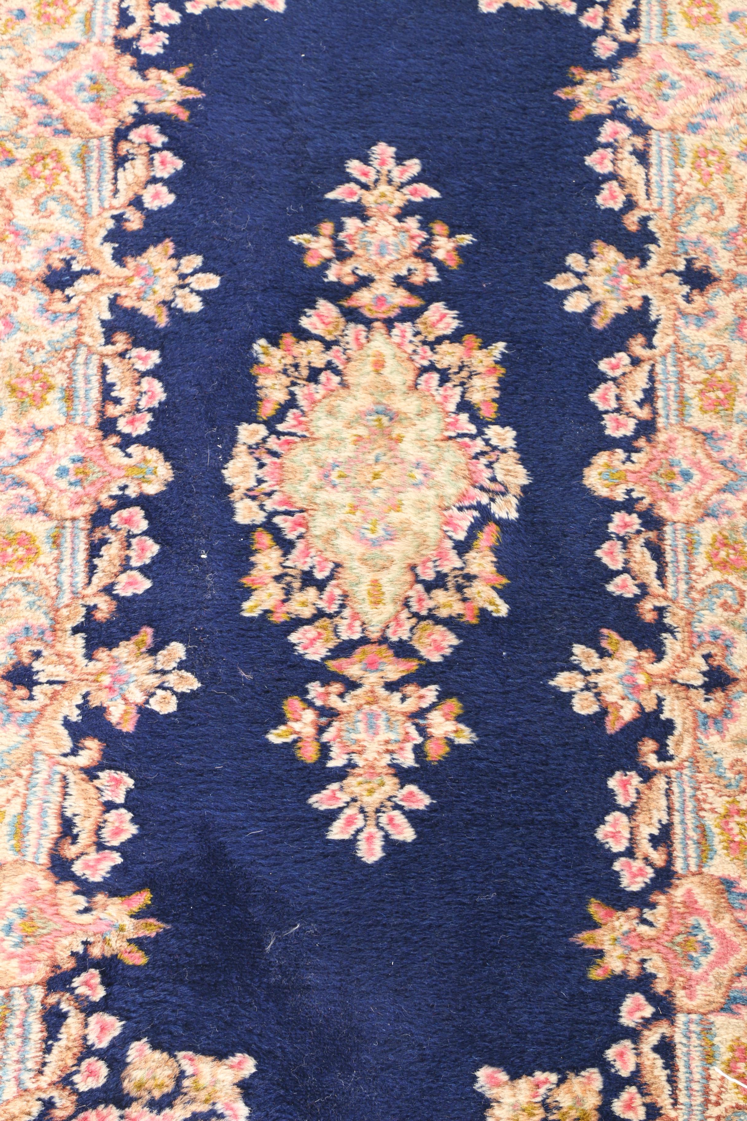 Hand-Knotted Kerman Accent Rugs