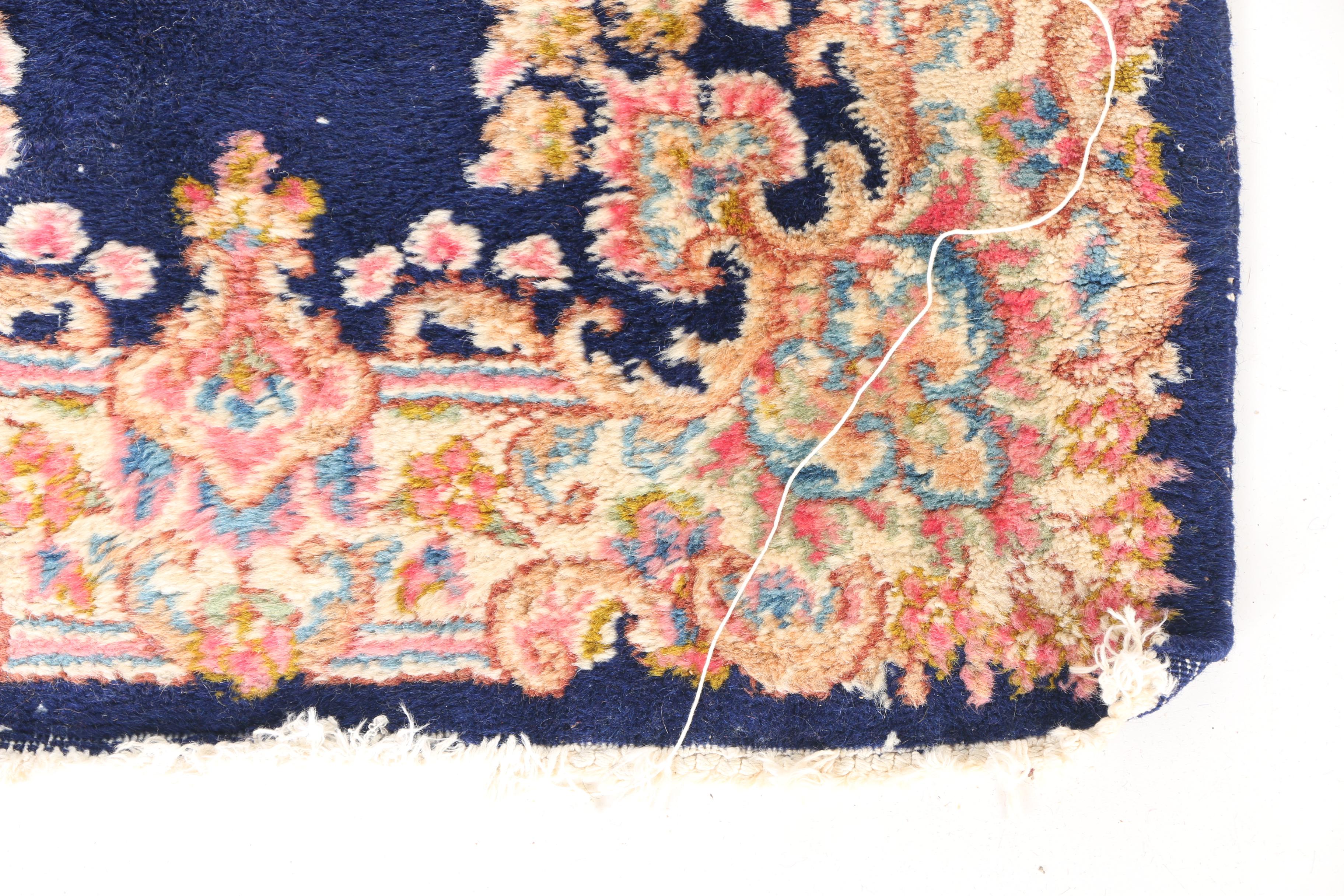 Hand-Knotted Kerman Accent Rugs