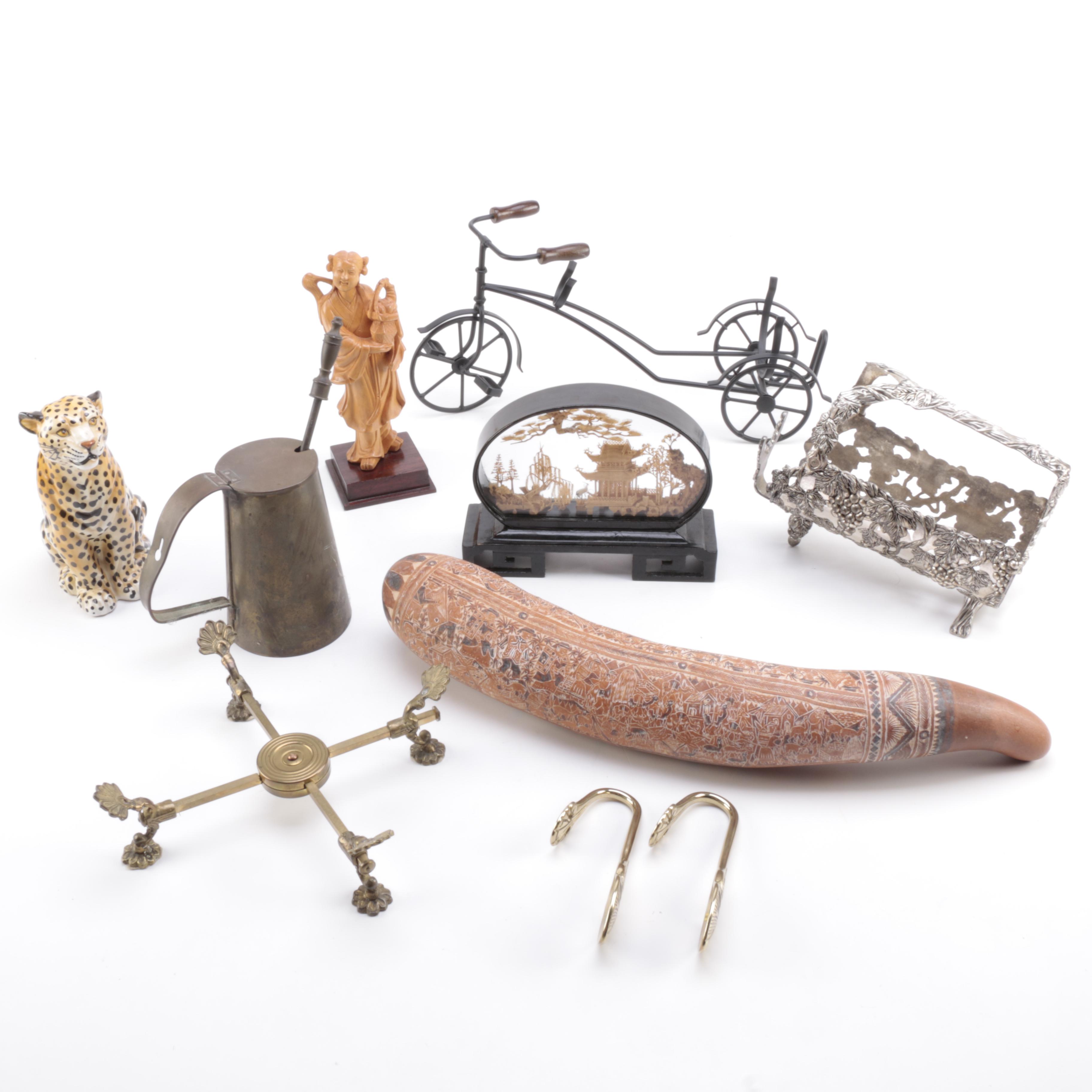 Assortment of Home Décor and Collectibles