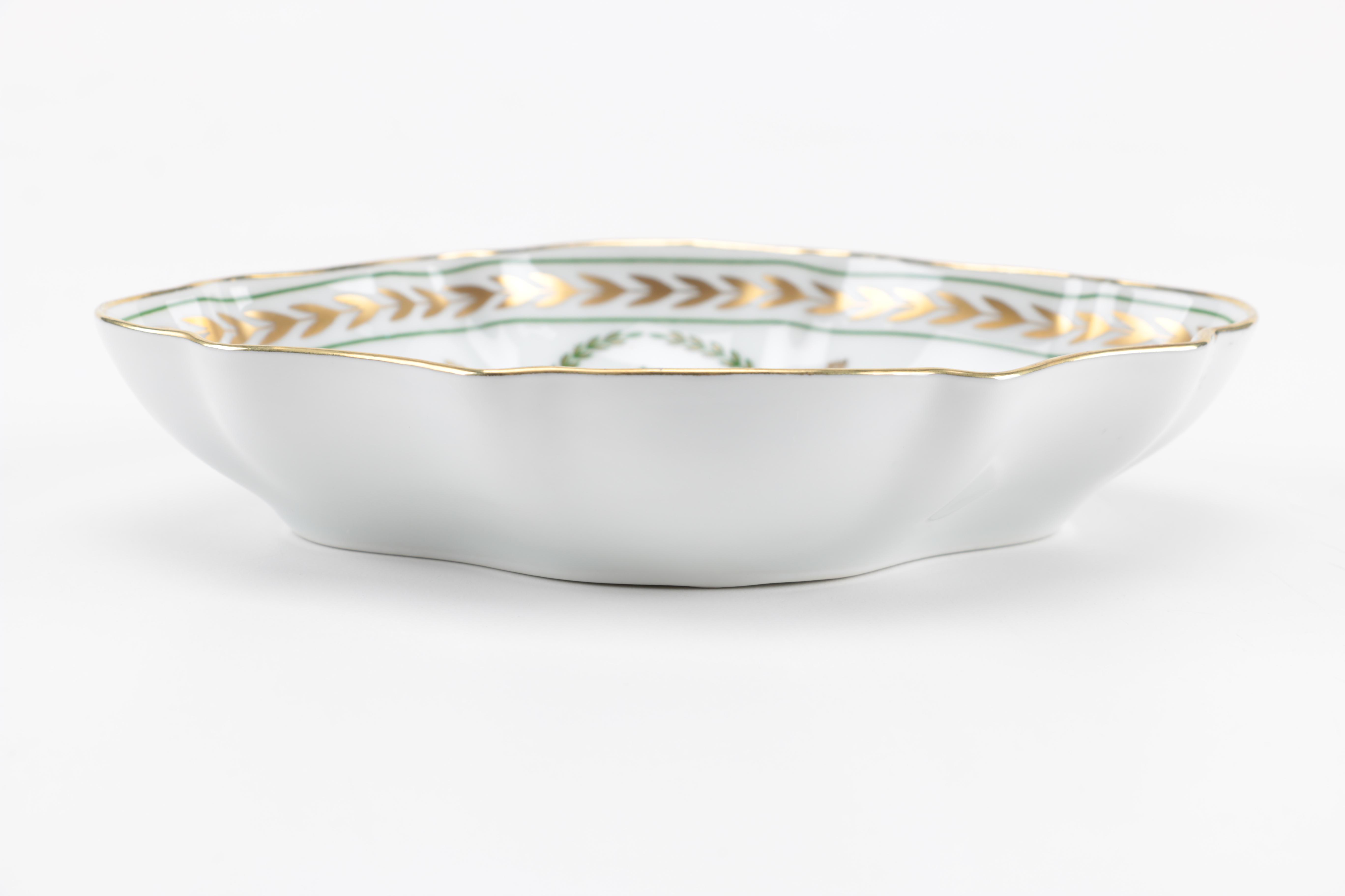 Limoges "Florence" Floral Dish