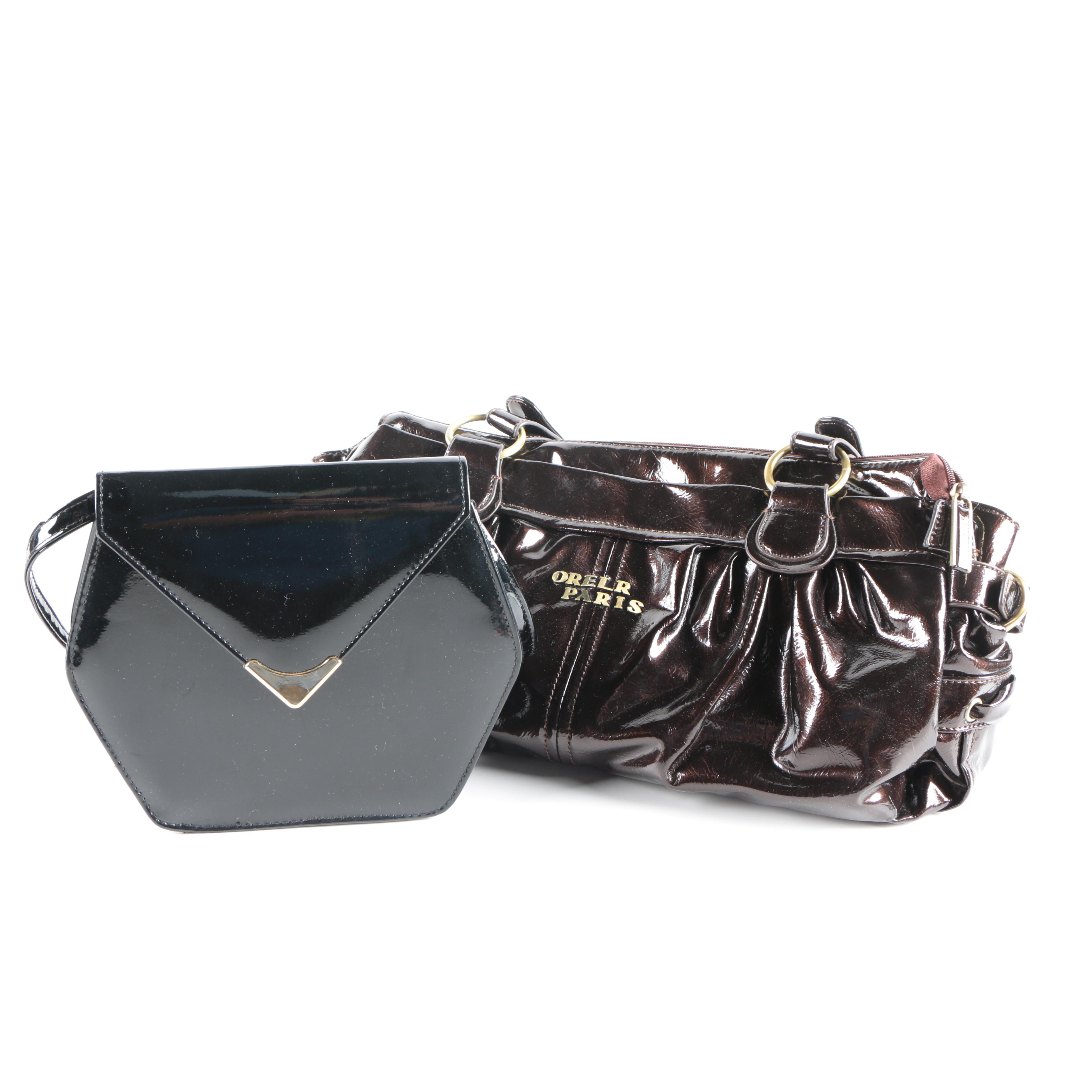 Patent Leather Shoulder Bags