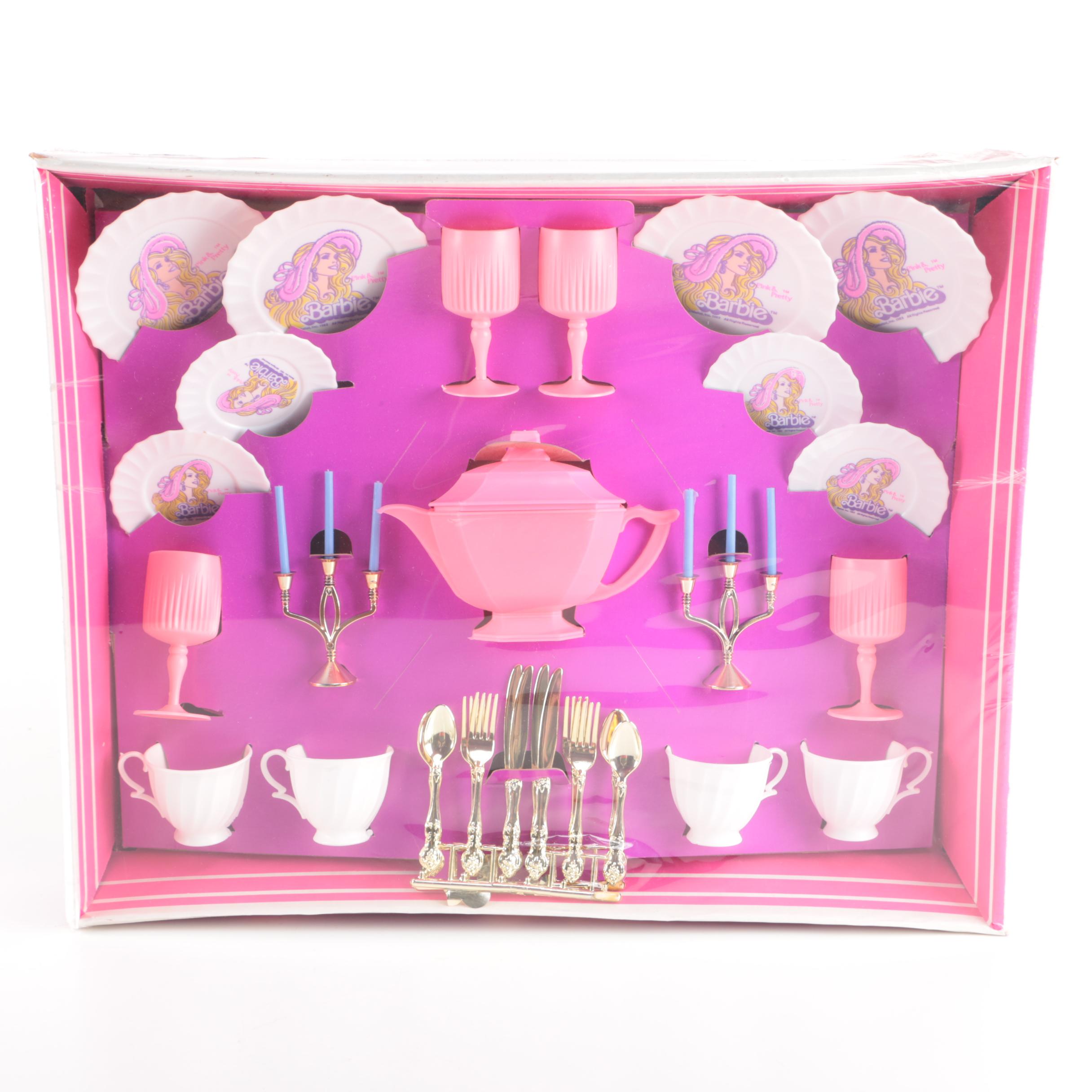 Barbie Tea Set and Madame Alexander Happy Meal Toys