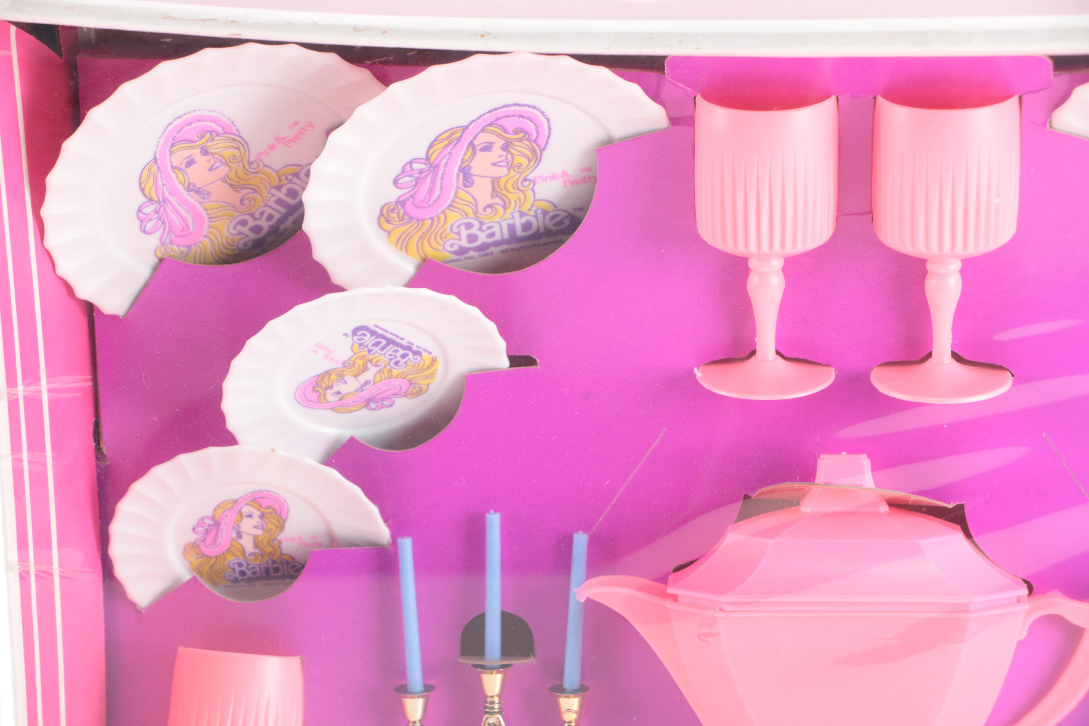 Barbie Tea Set and Madame Alexander Happy Meal Toys