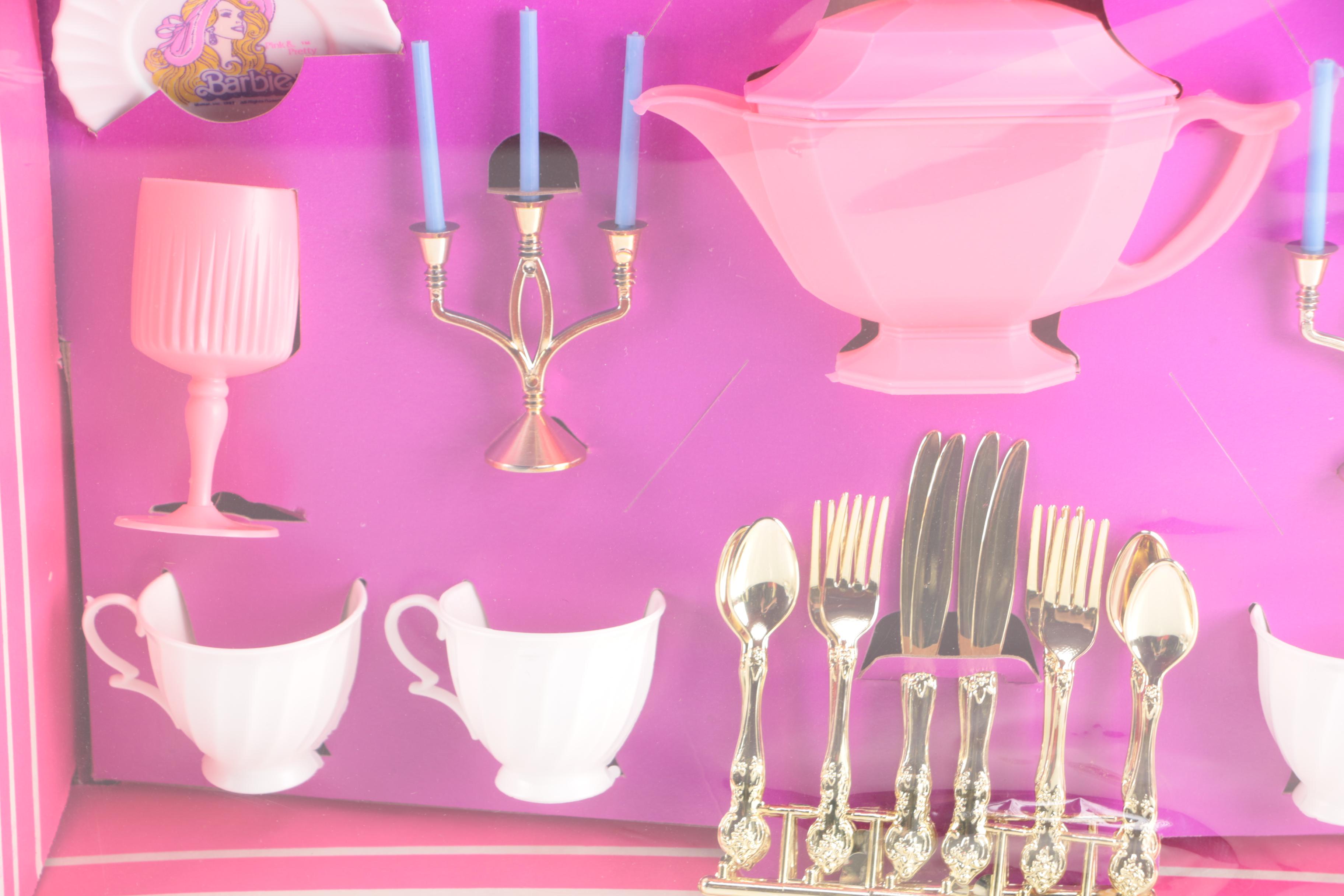 Barbie Tea Set and Madame Alexander Happy Meal Toys