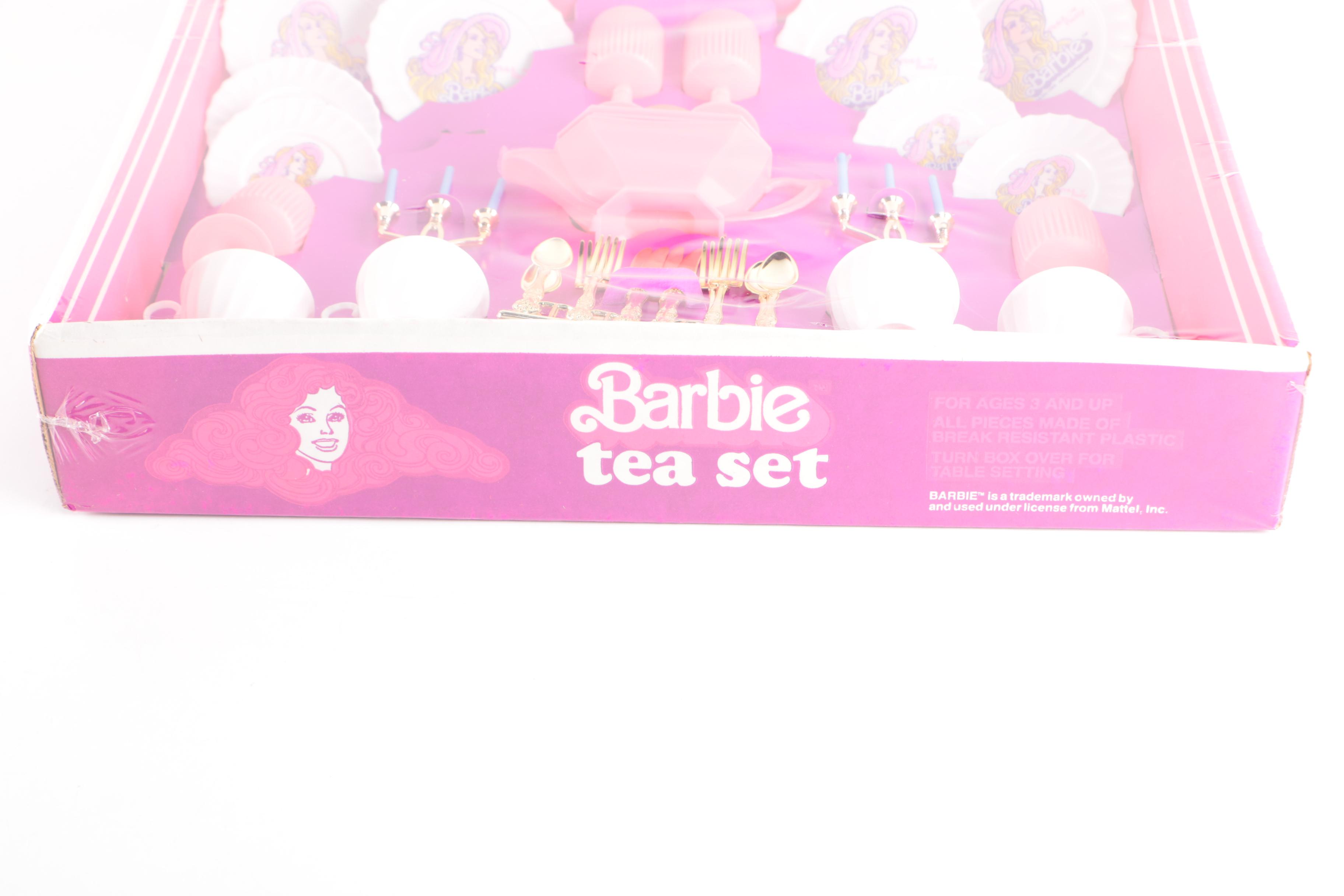 Barbie Tea Set and Madame Alexander Happy Meal Toys