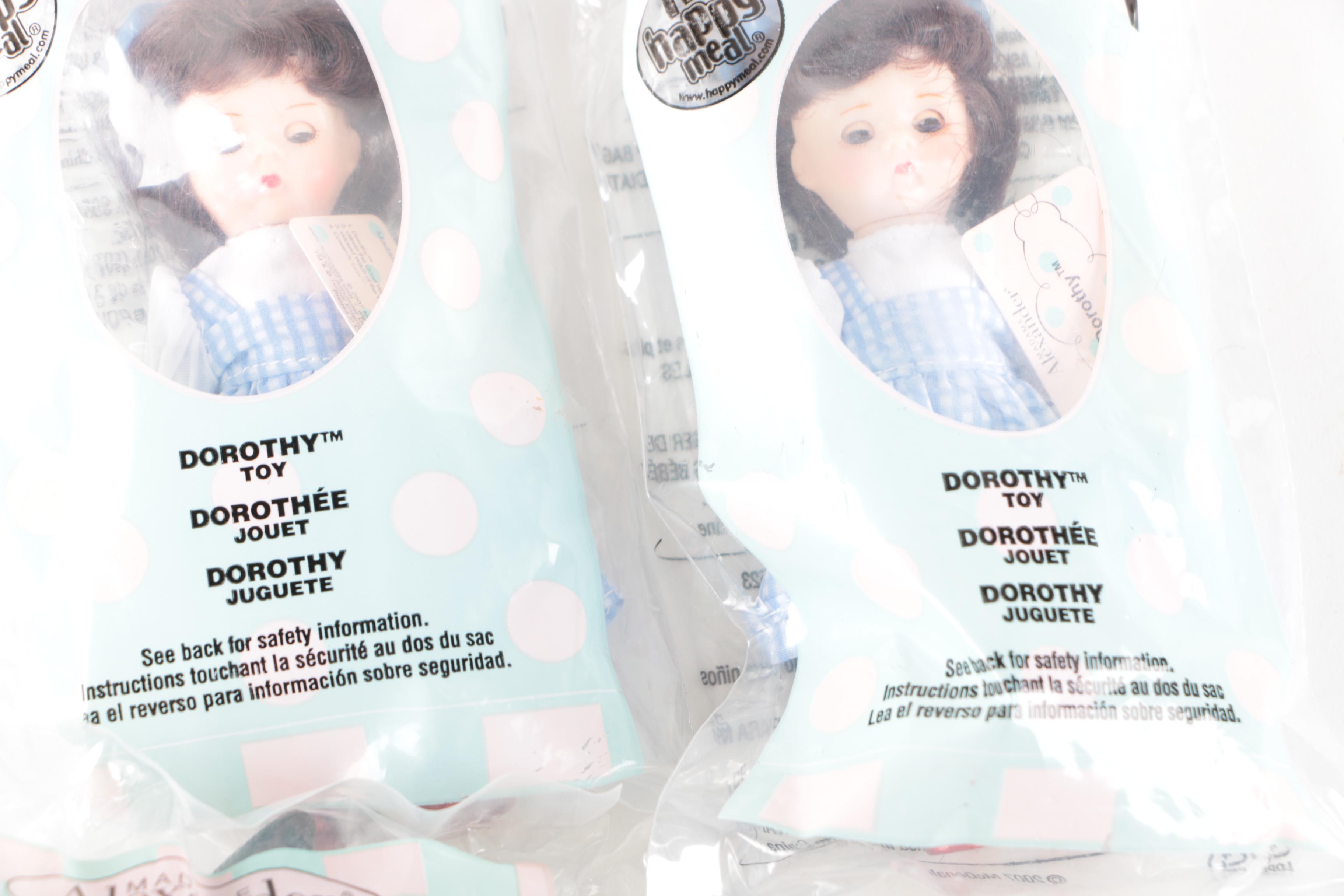 Barbie Tea Set and Madame Alexander Happy Meal Toys