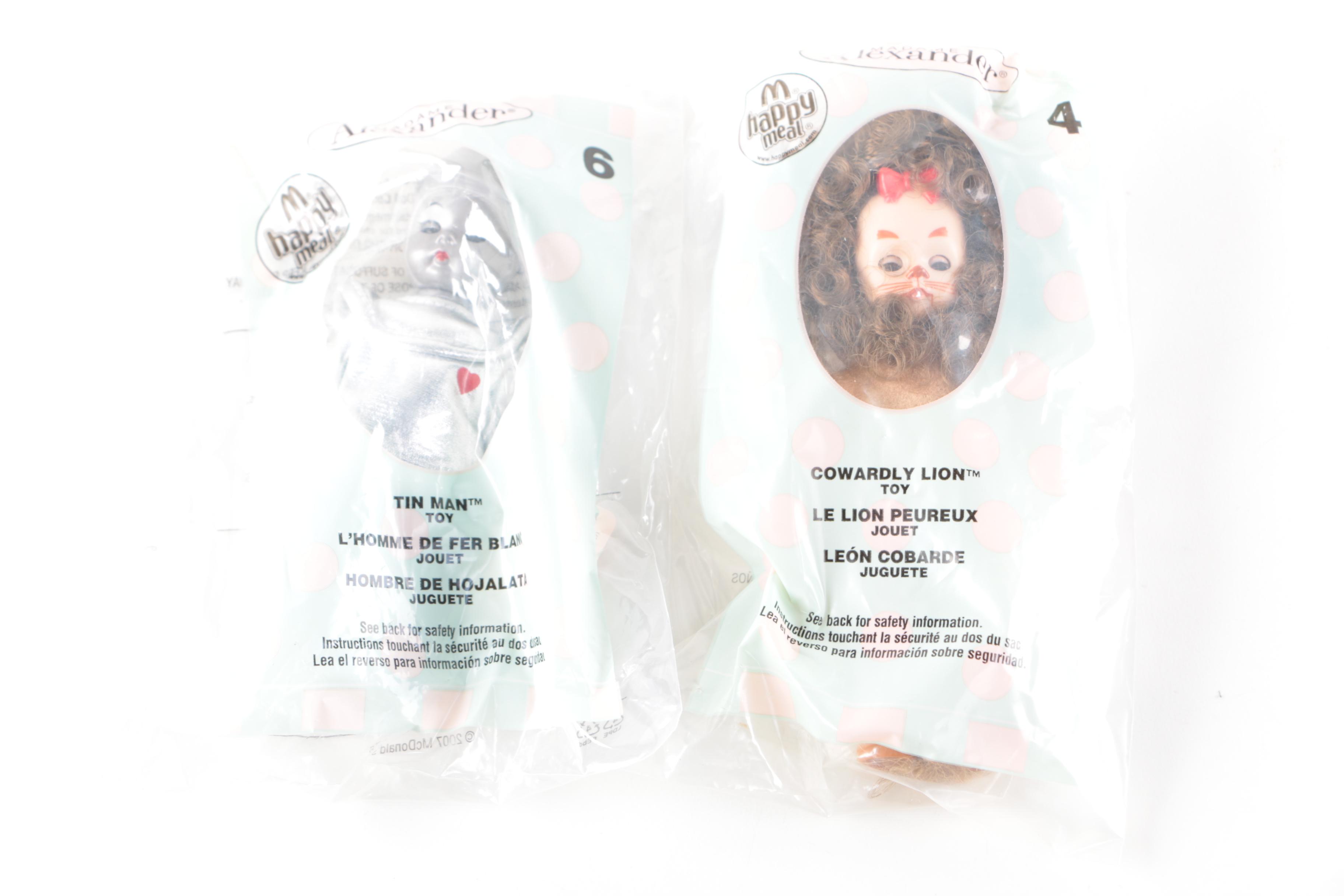 Barbie Tea Set and Madame Alexander Happy Meal Toys