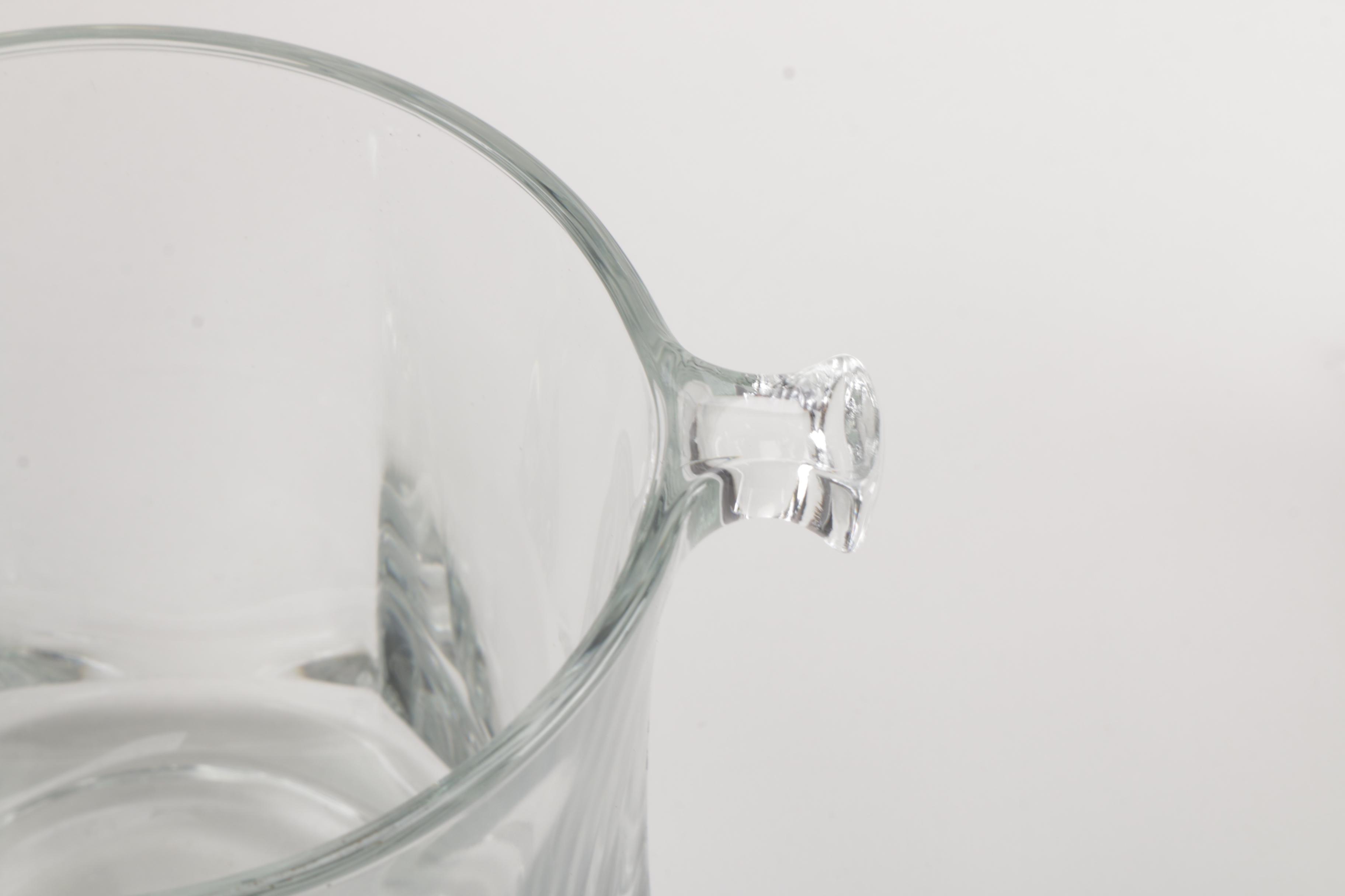 Crystal Ice Bucket and Champagne Flutes