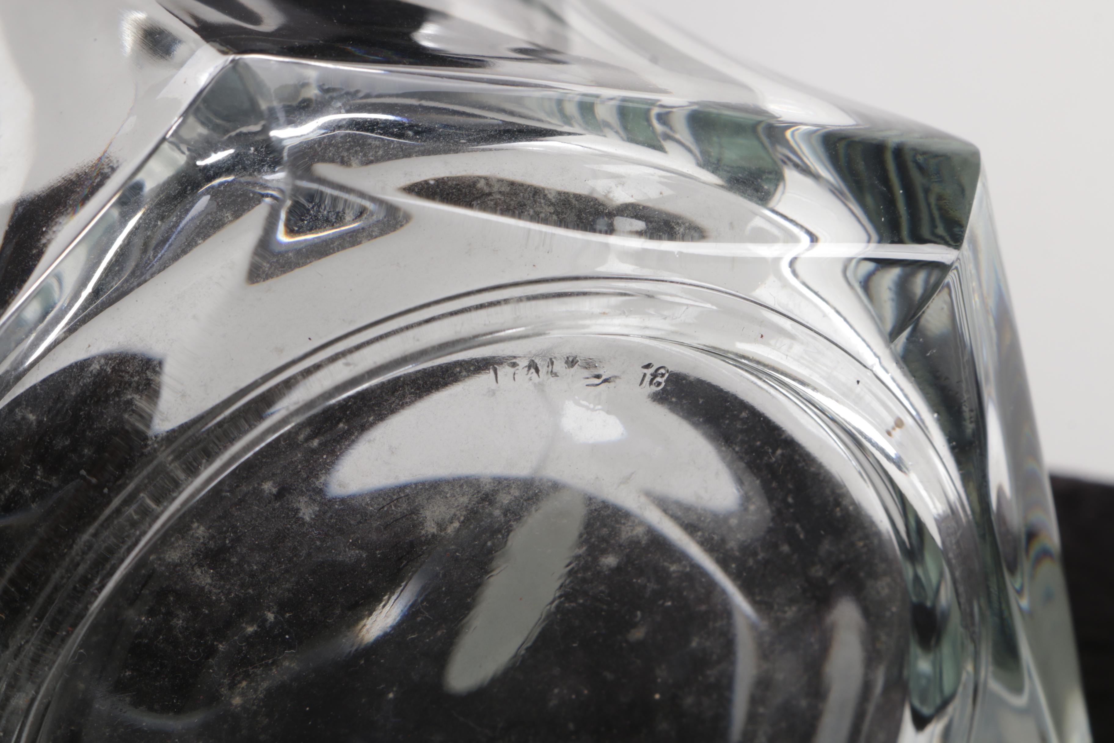 Crystal Ice Bucket and Champagne Flutes