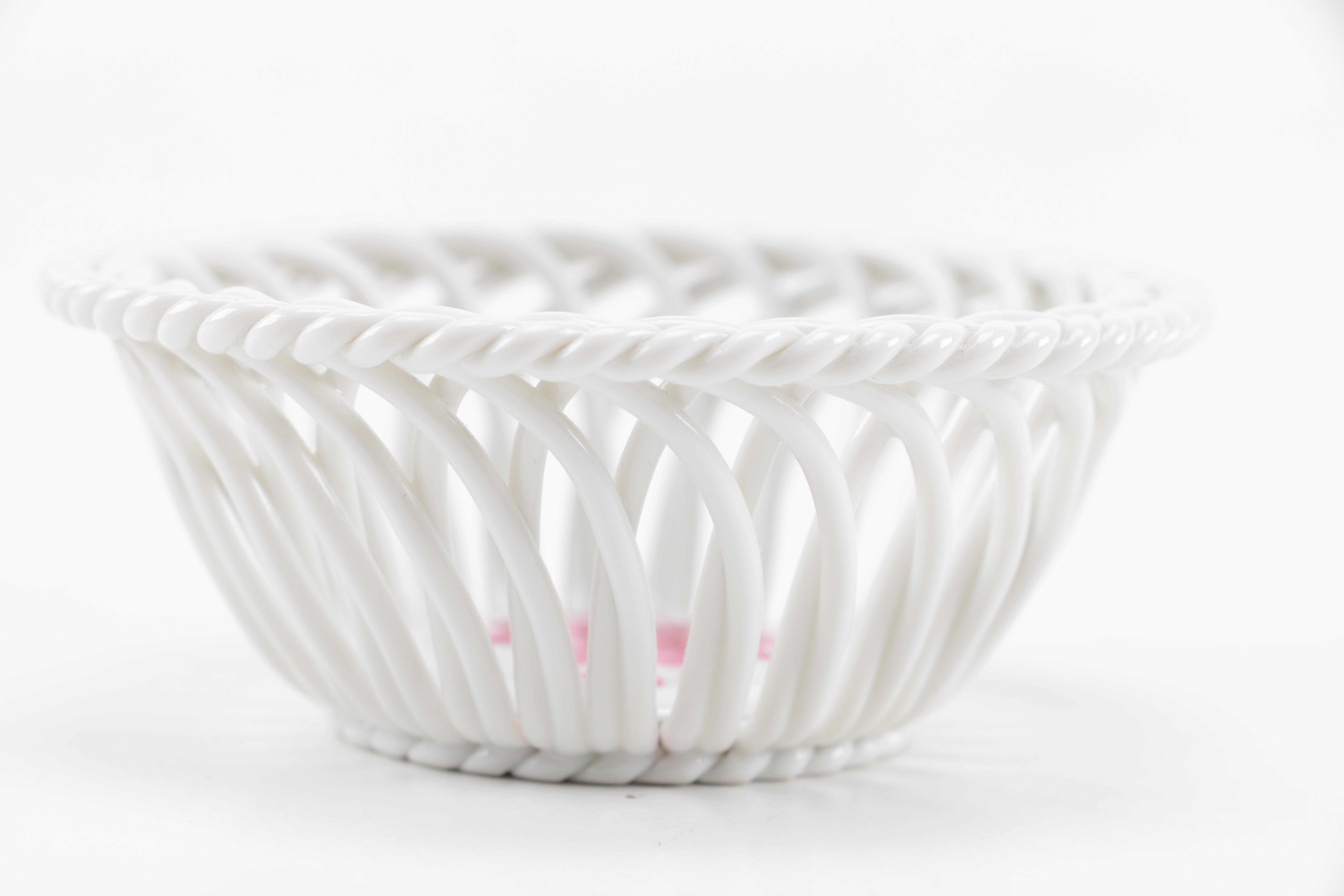 Herend "Apponyi" Pink Round Basket