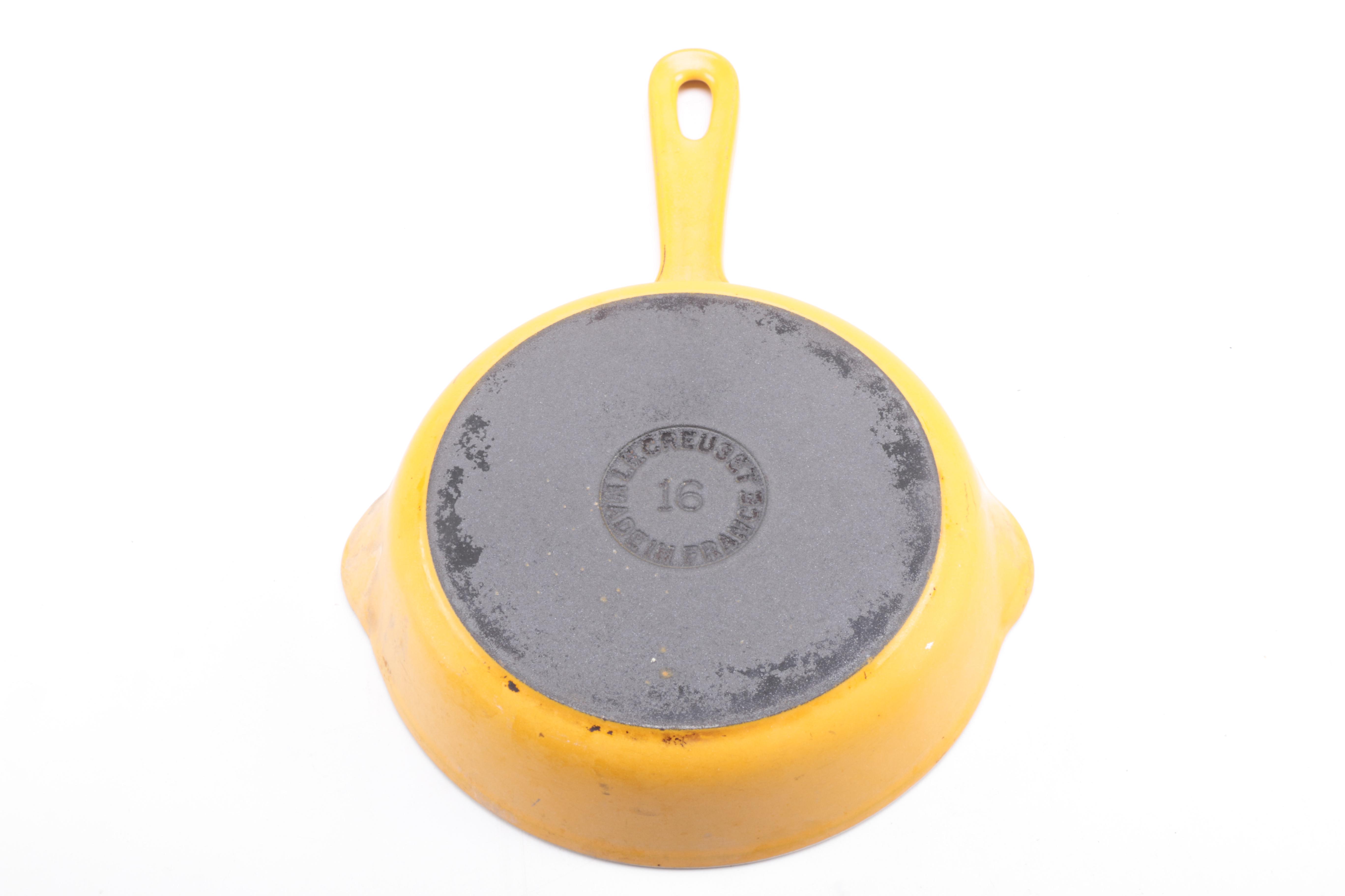 Assorted Enameled Cast Iron Cookware featuring Le Creuset