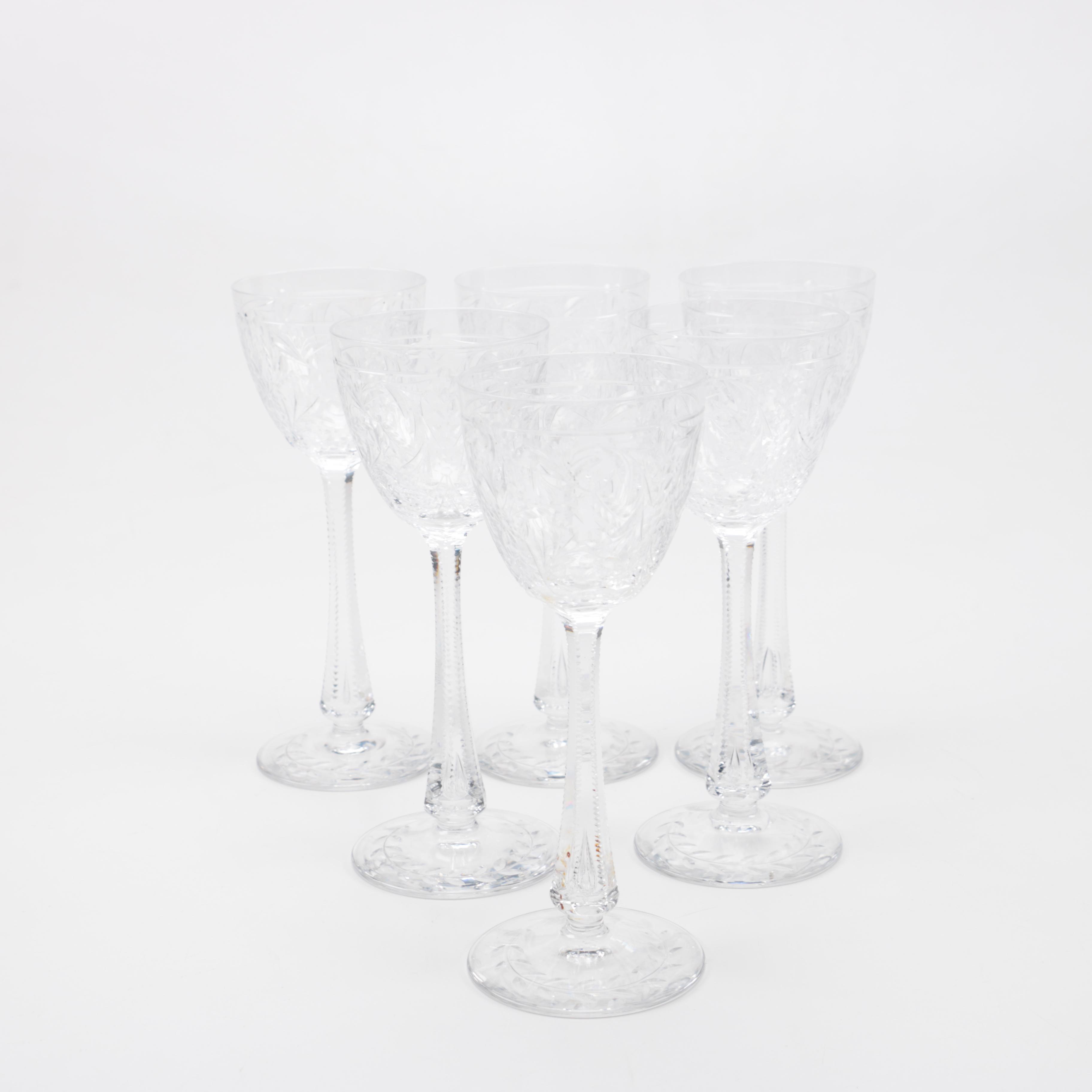 Set of Crystal Stemware