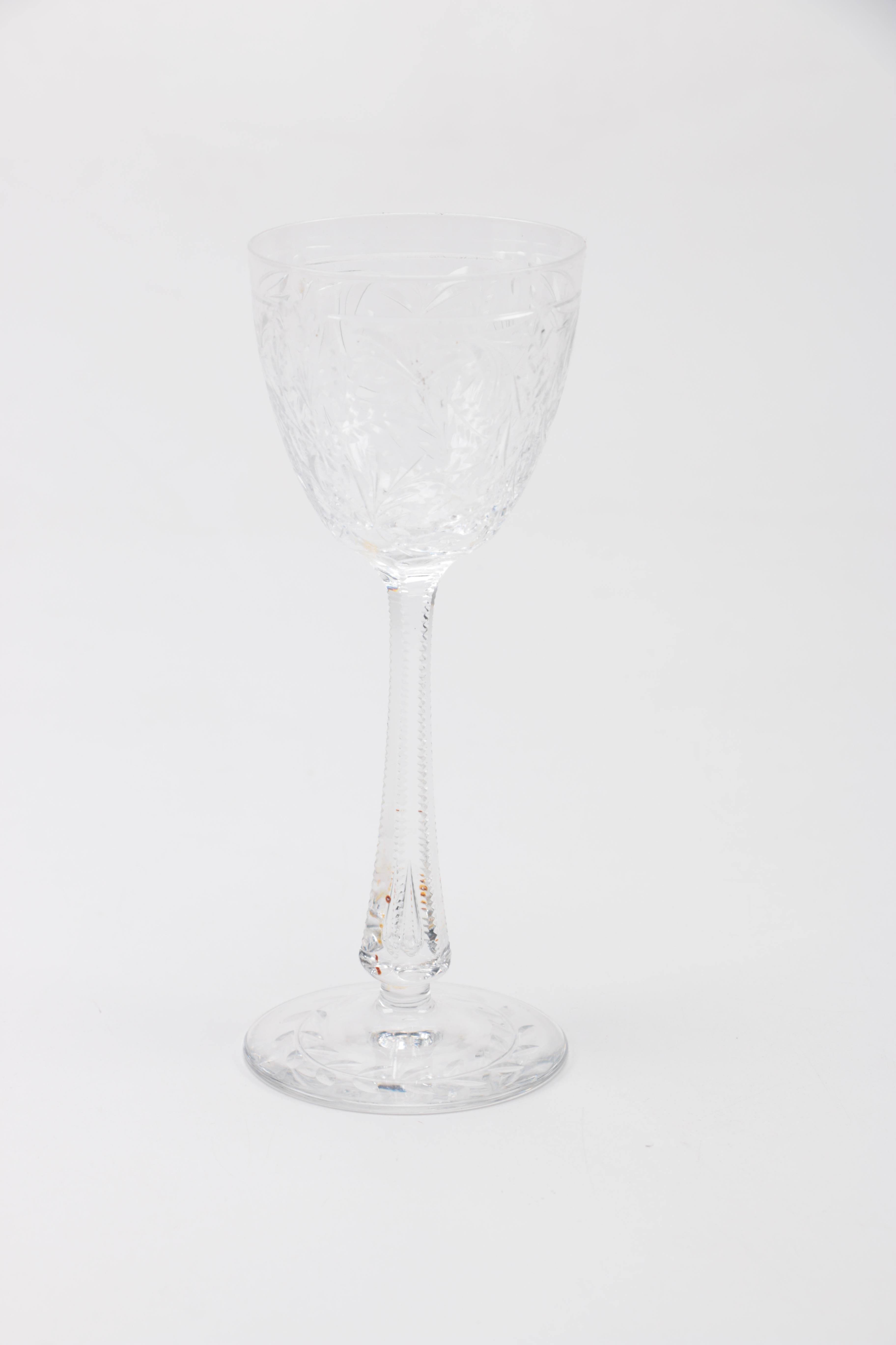 Set of Crystal Stemware