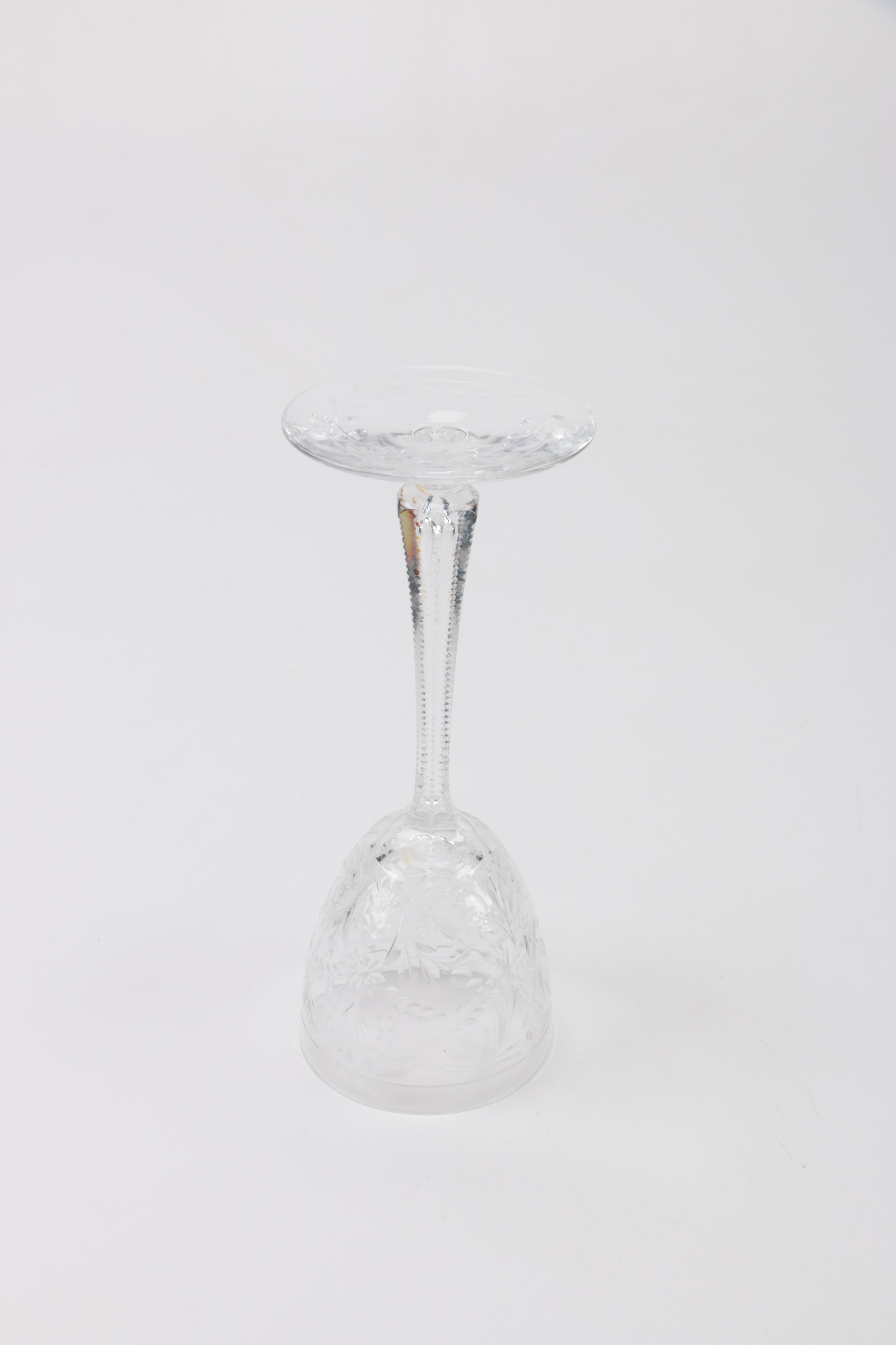 Set of Crystal Stemware