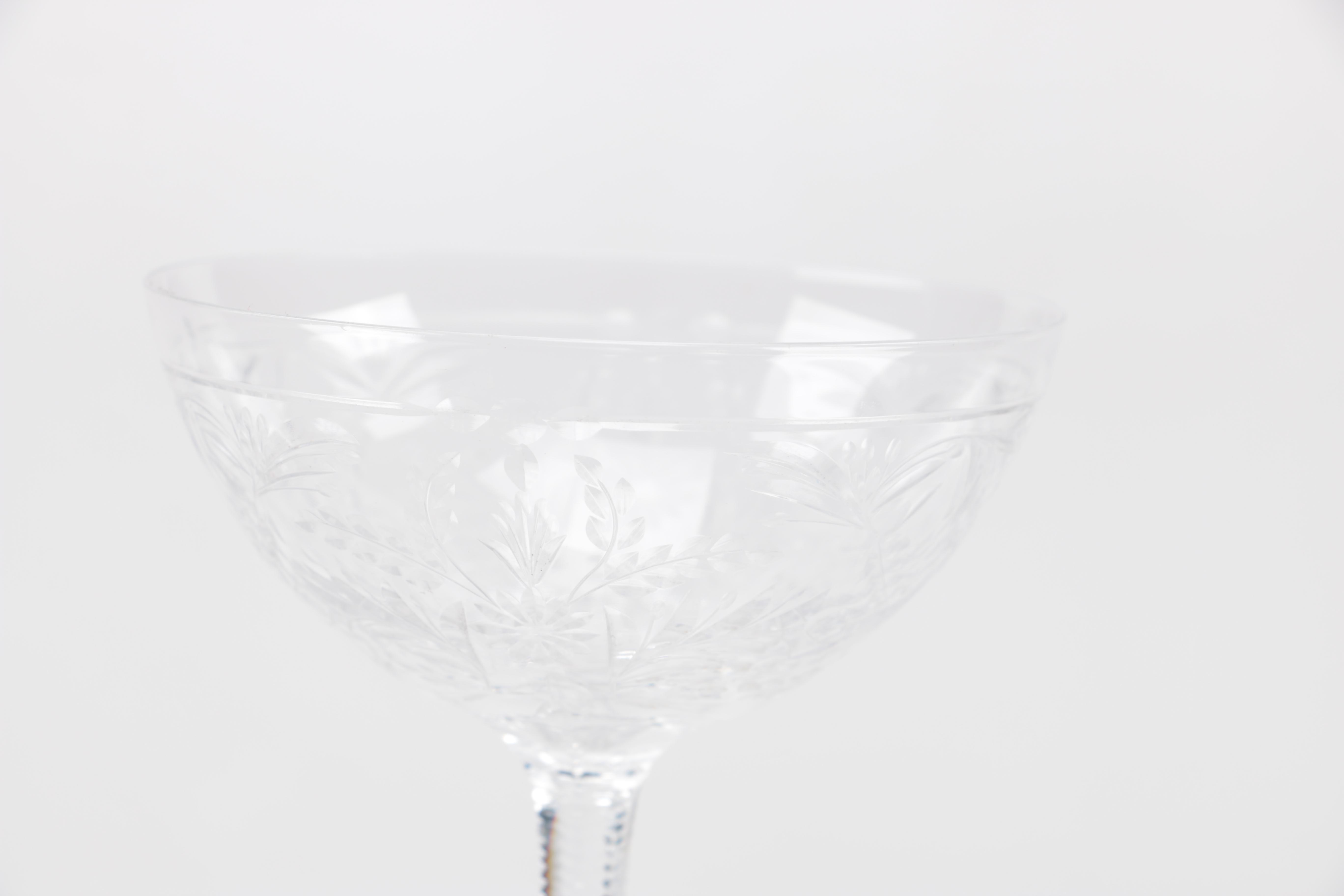 Set of Crystal Stemware
