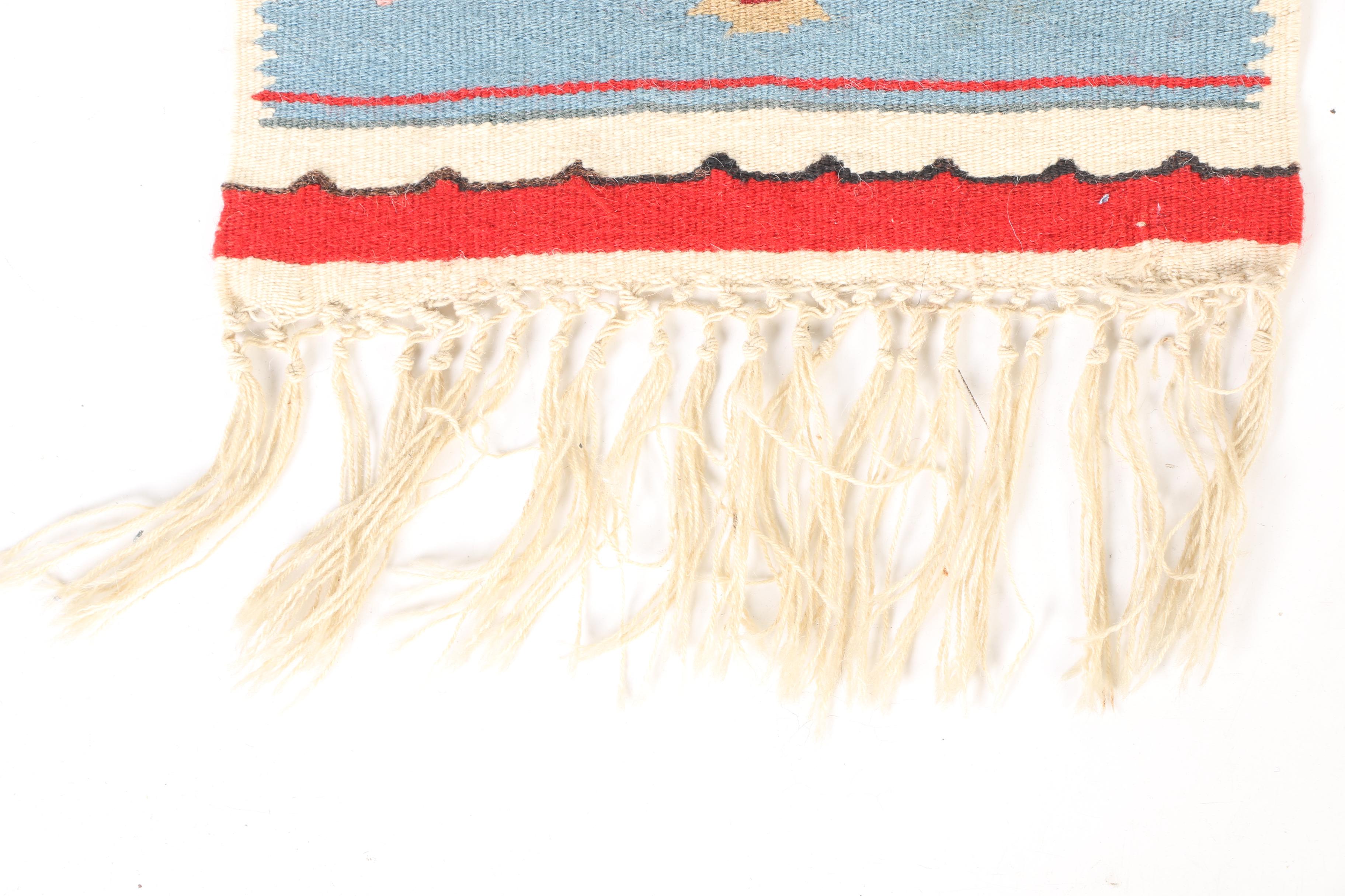 Handwoven and Embroidered Kazak Accent Rugs and Kilims