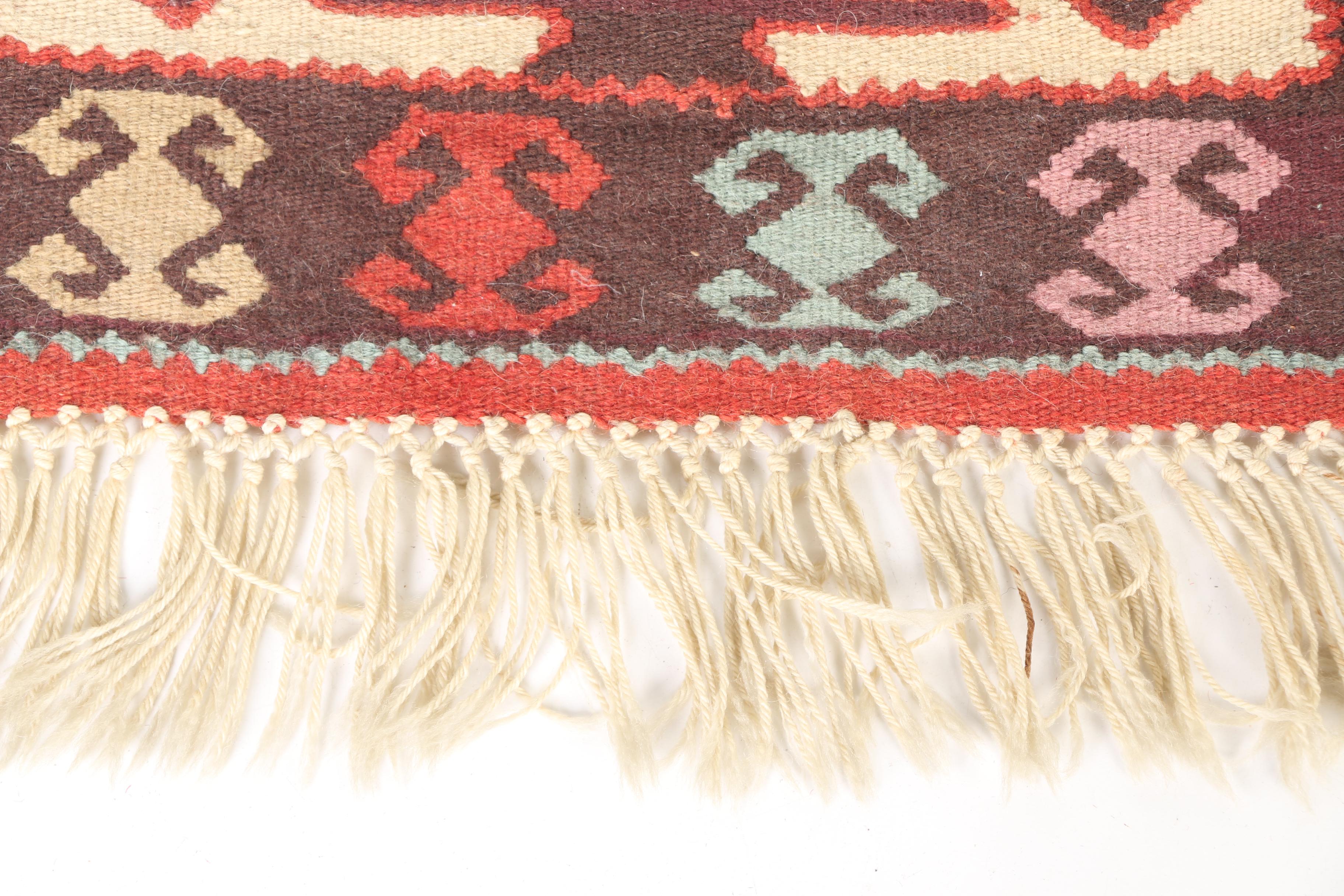 Handwoven and Embroidered Kazak Accent Rugs and Kilims