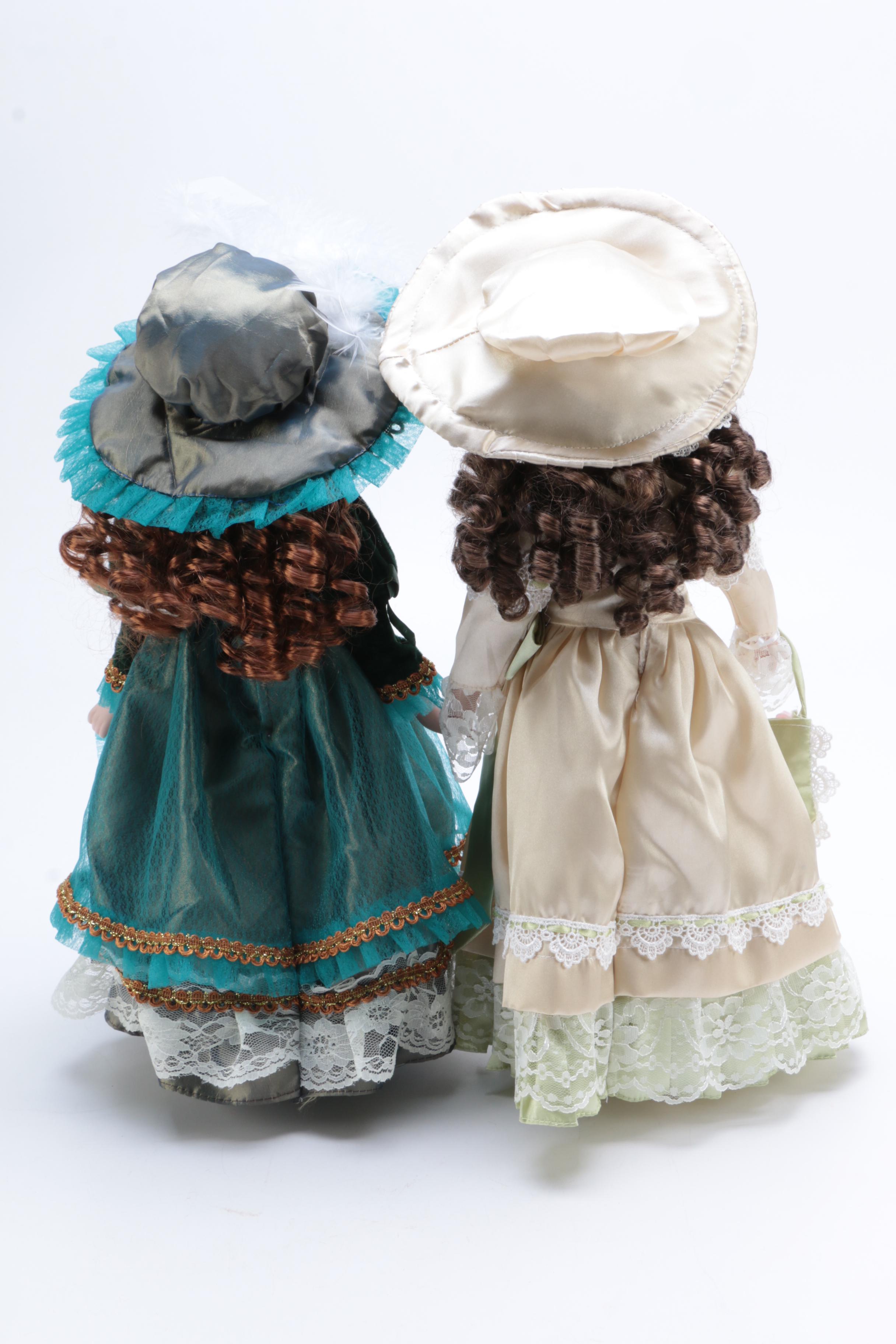 Two Porcelain Dolls
