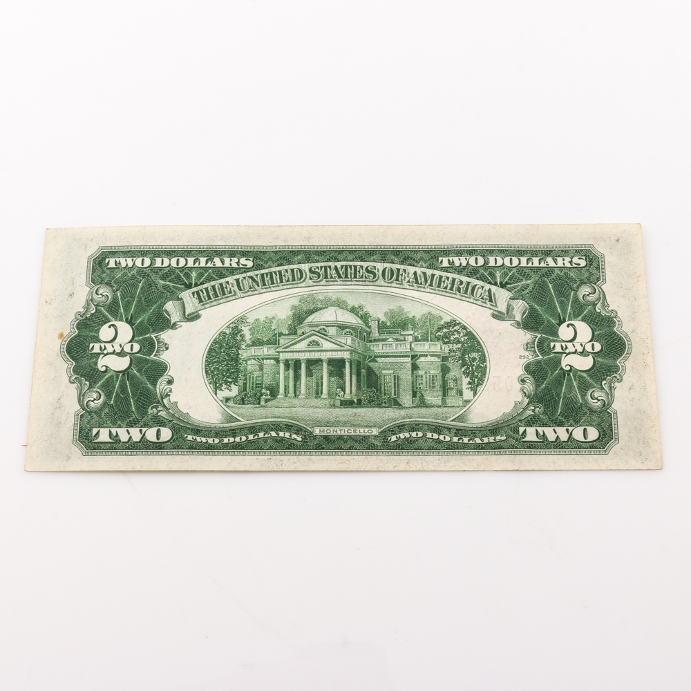 Series 1928-D Red Seal $2 Note