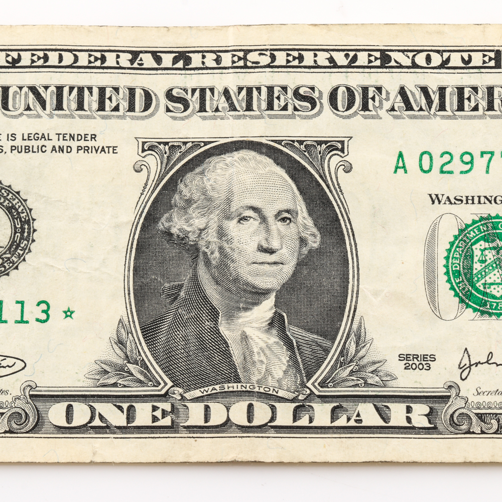 Group of (15) Series 1999, 2001, 2003 $1 Federal Reserve Star Notes