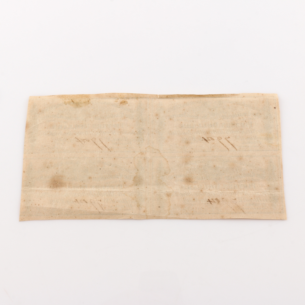 1864 Confederate States of America 4th Series $15 Bond Notes