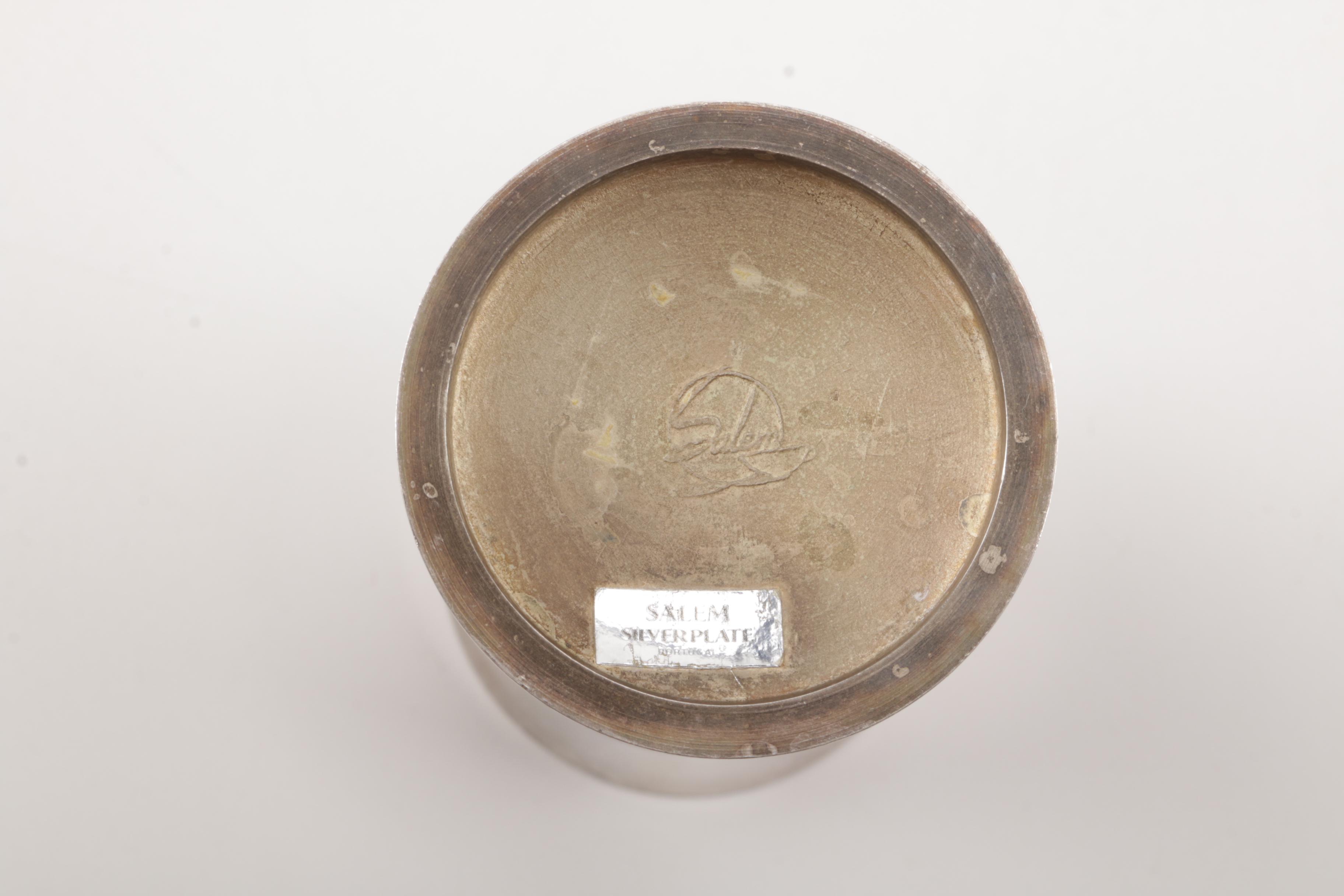 Plated Silver Drinkware With Tray Featuring William Adams (Towle)