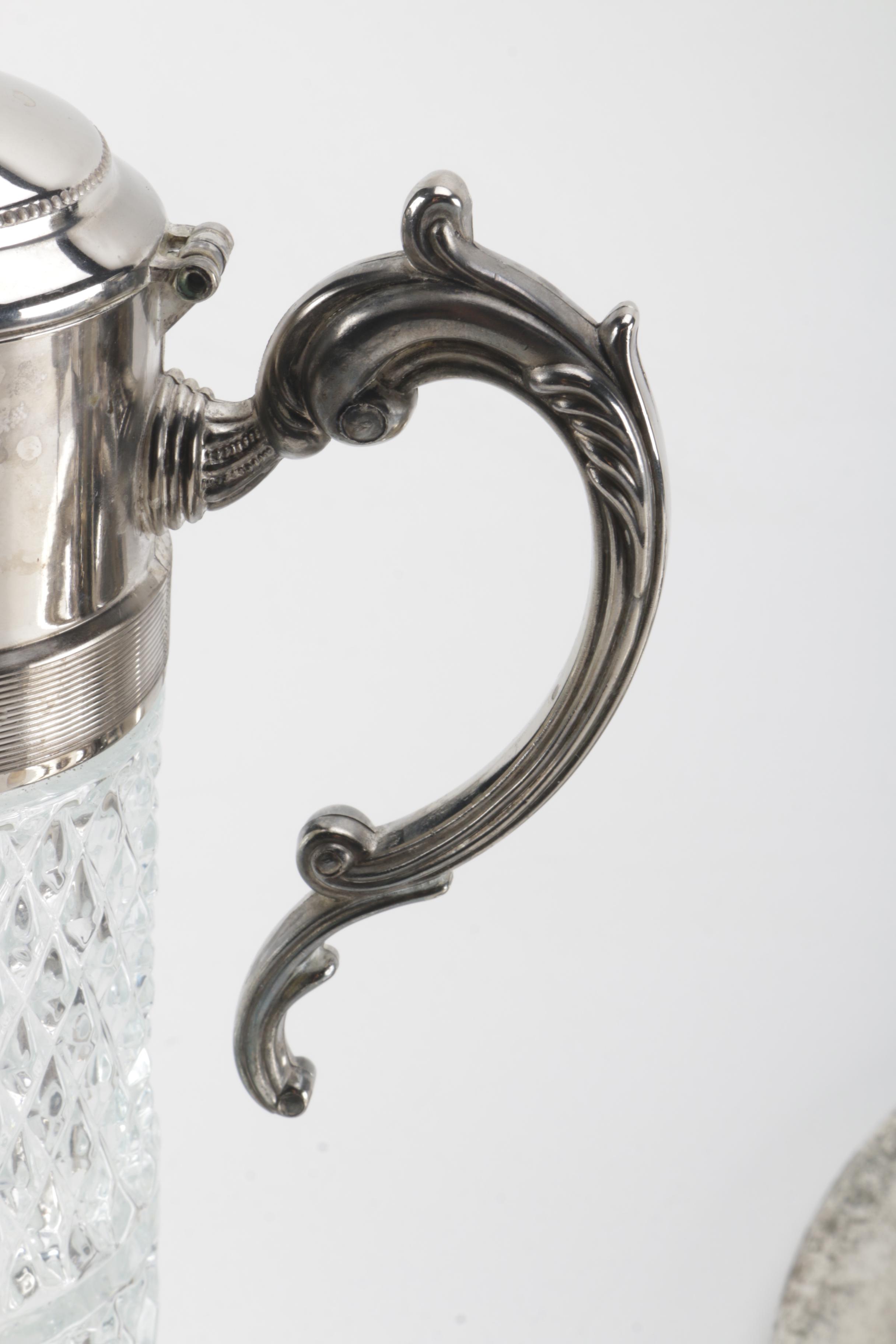 Plated Silver Drinkware With Tray Featuring William Adams (Towle)