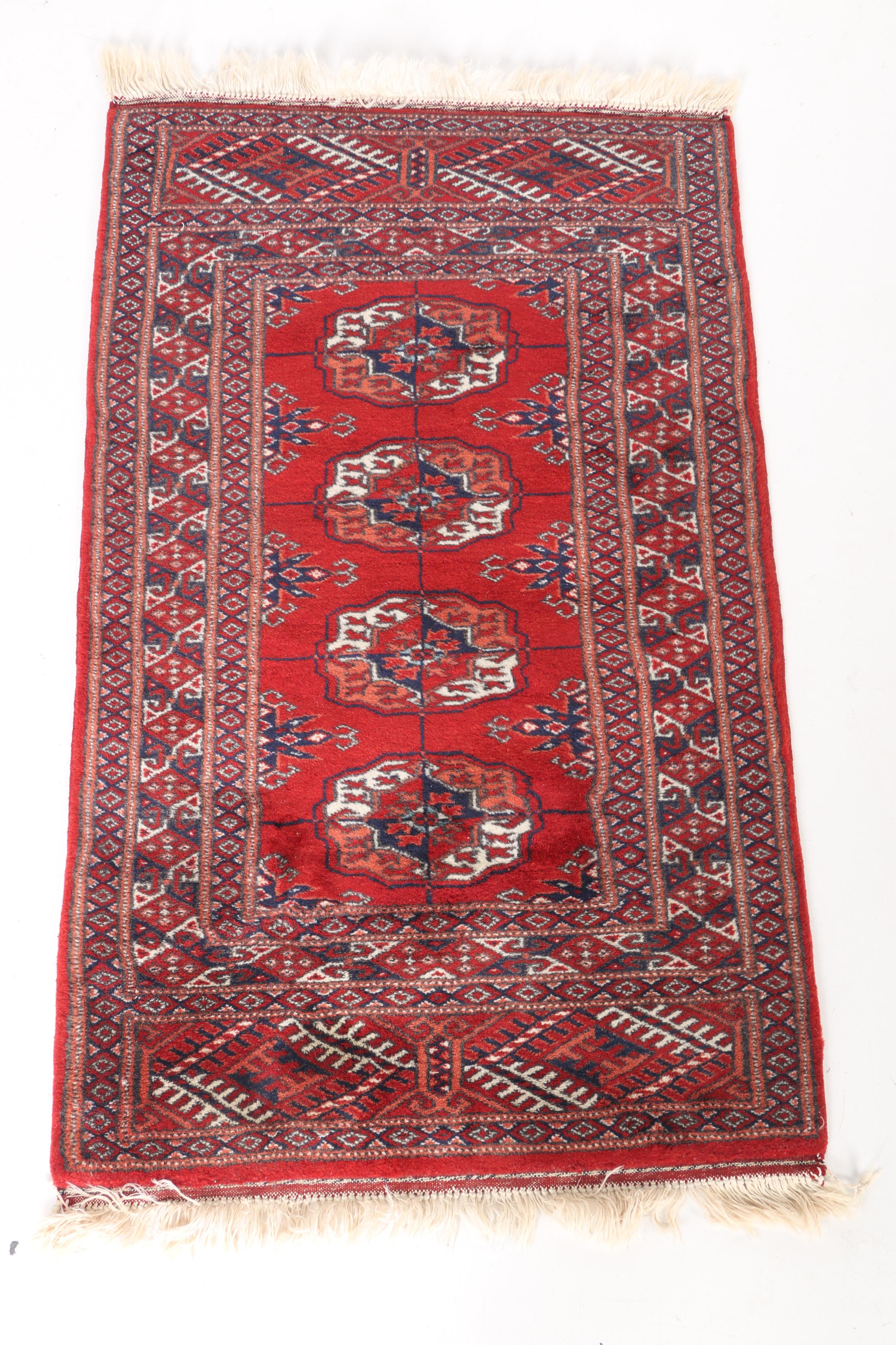 Hand-Knotted Bokhara Accent Rugs