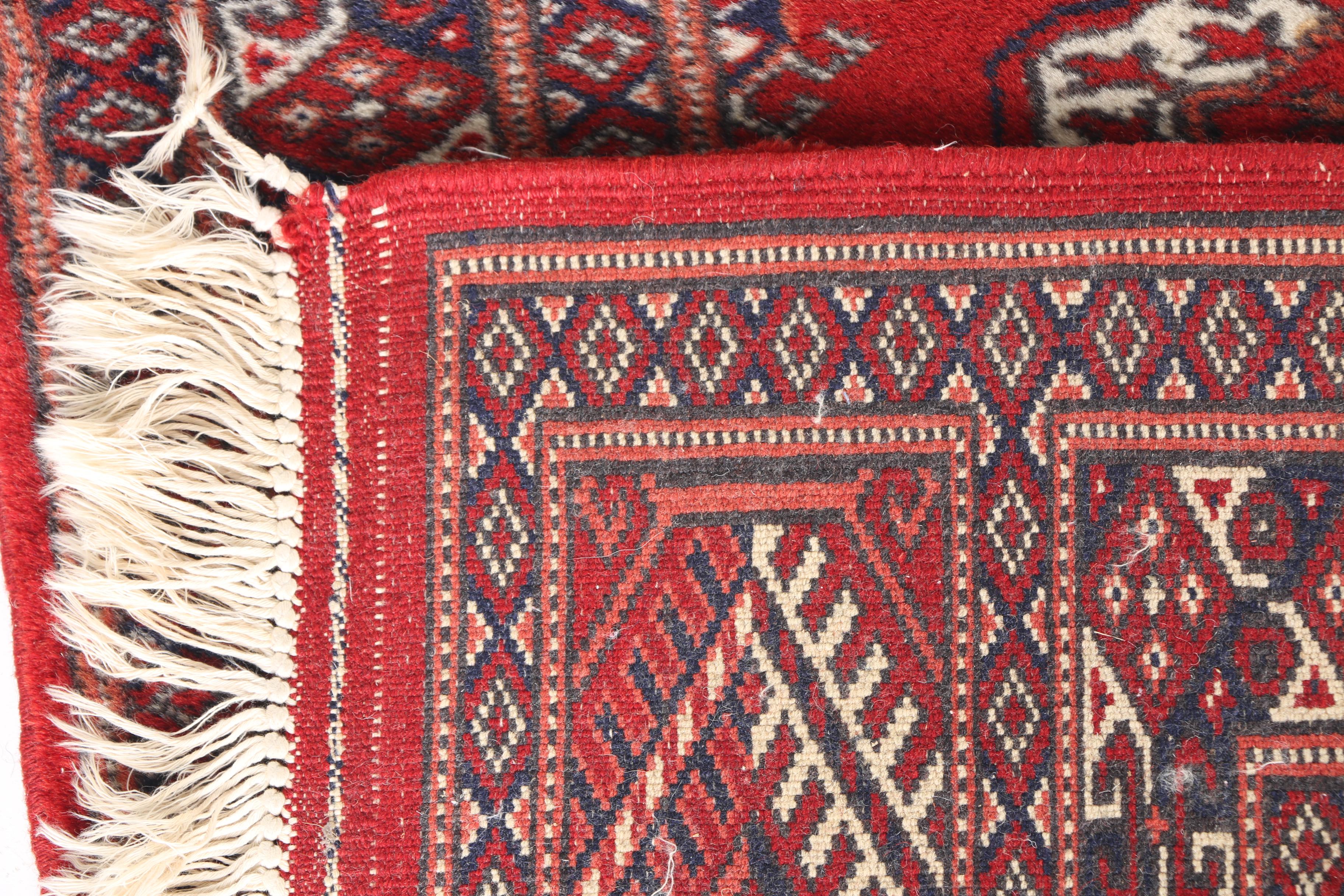 Hand-Knotted Bokhara Accent Rugs