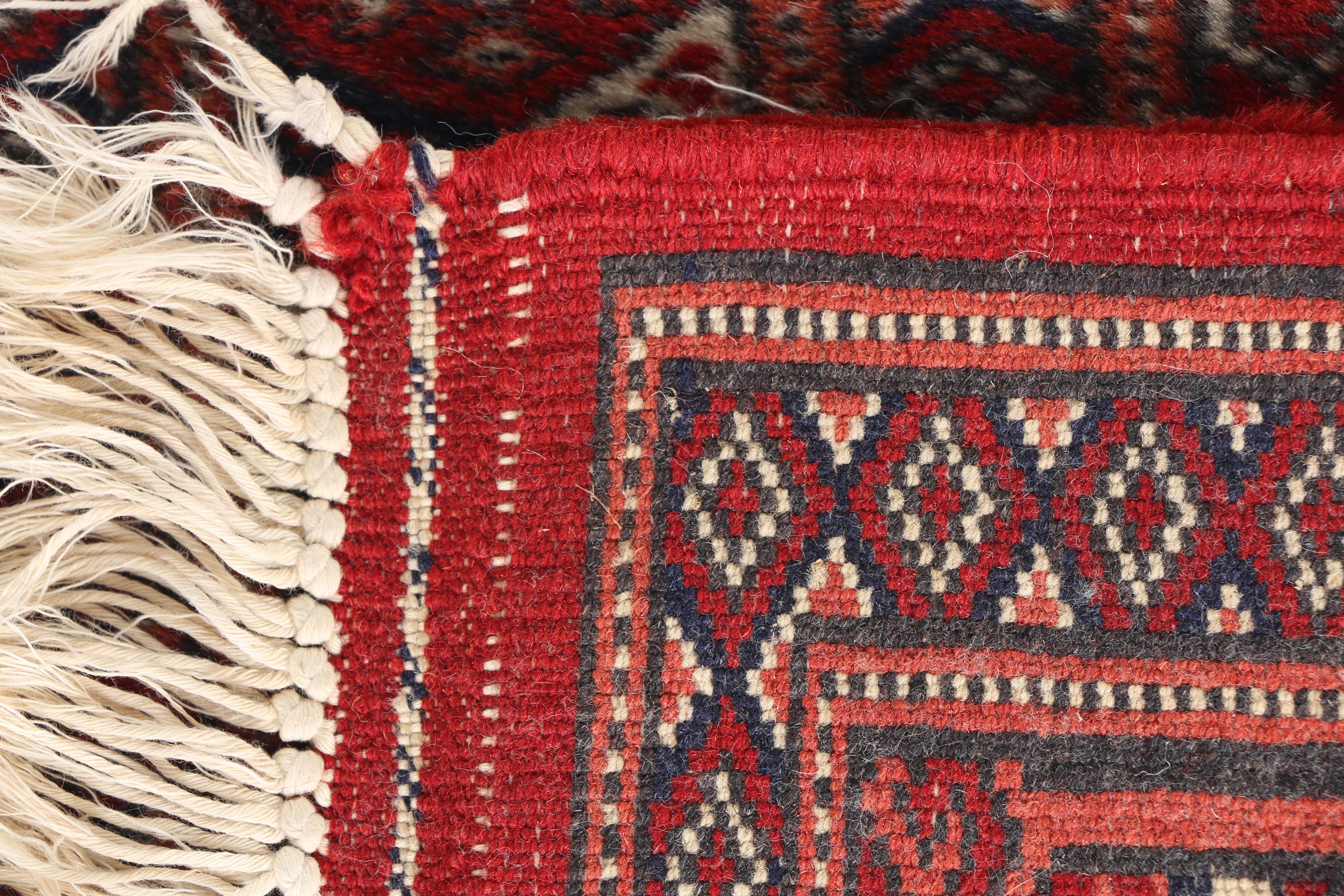 Hand-Knotted Bokhara Accent Rugs