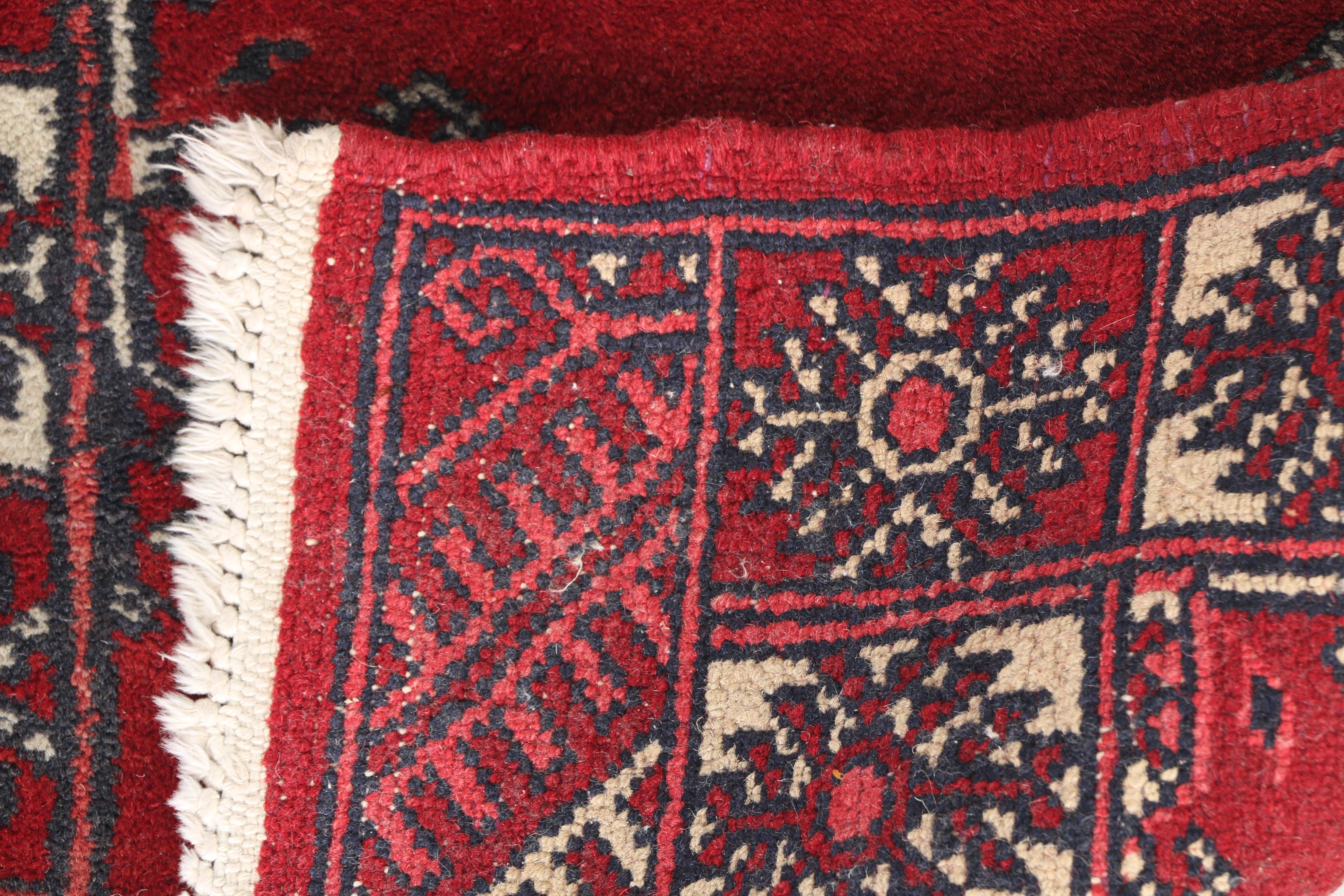 Hand-Knotted Bokhara Accent Rugs