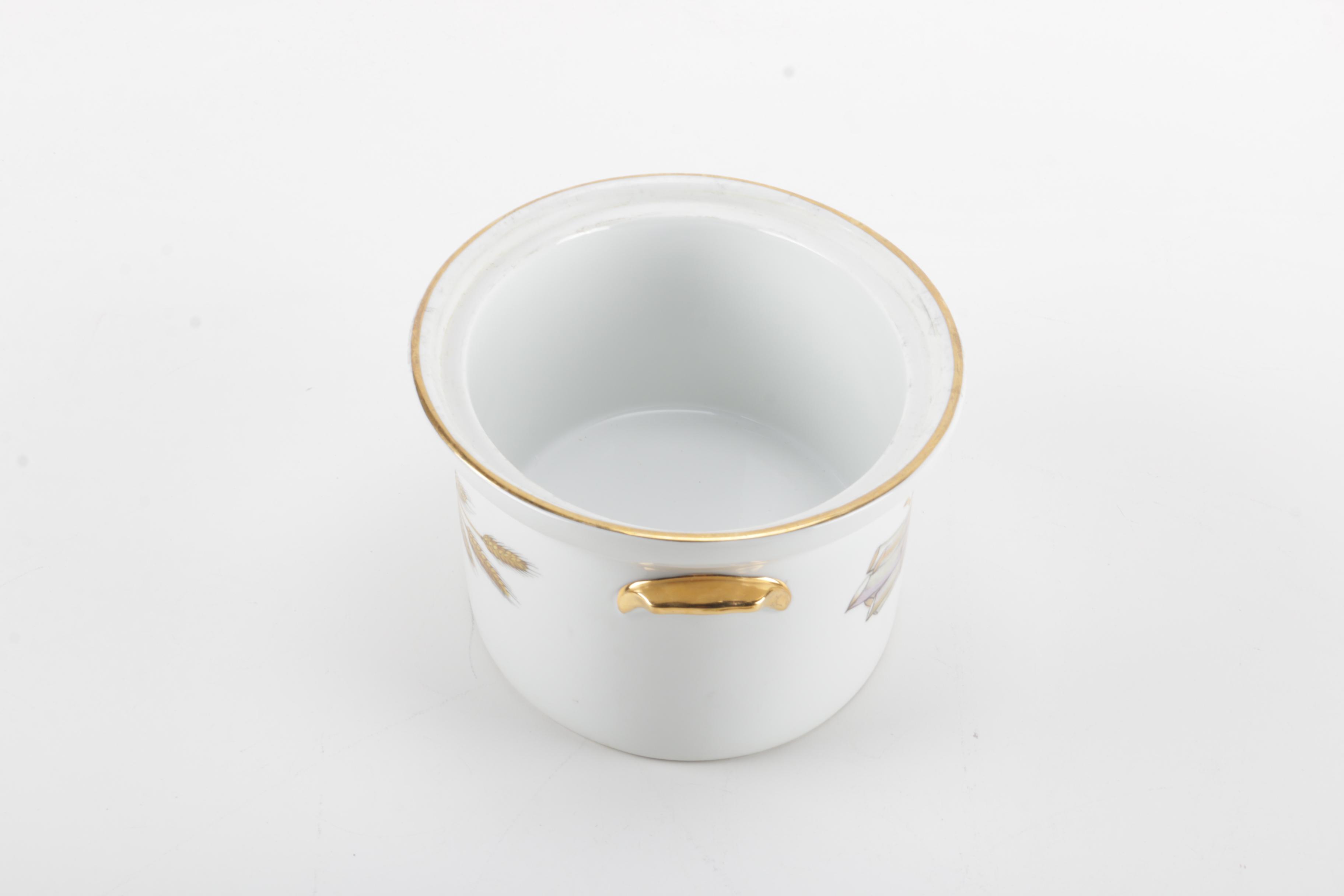 Royal Worcester 'Evesham' Lidded Dish