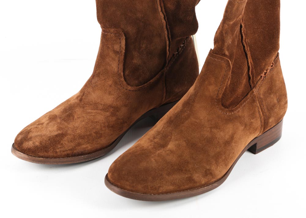 Frye Cara Suede Ankle Boots