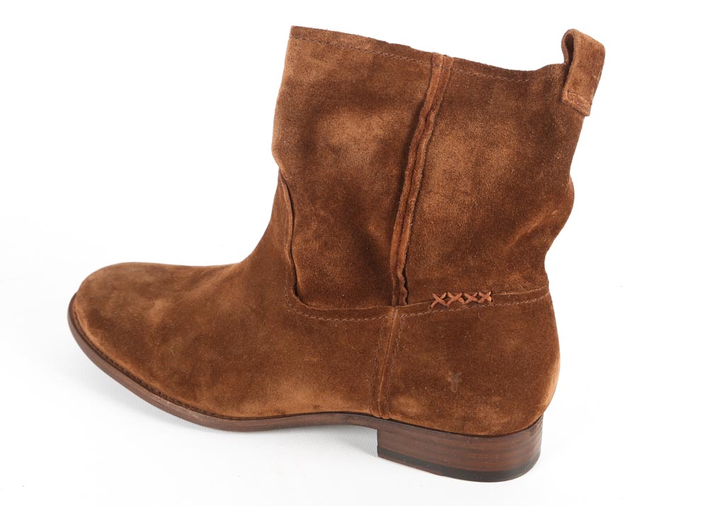 Frye Cara Suede Ankle Boots