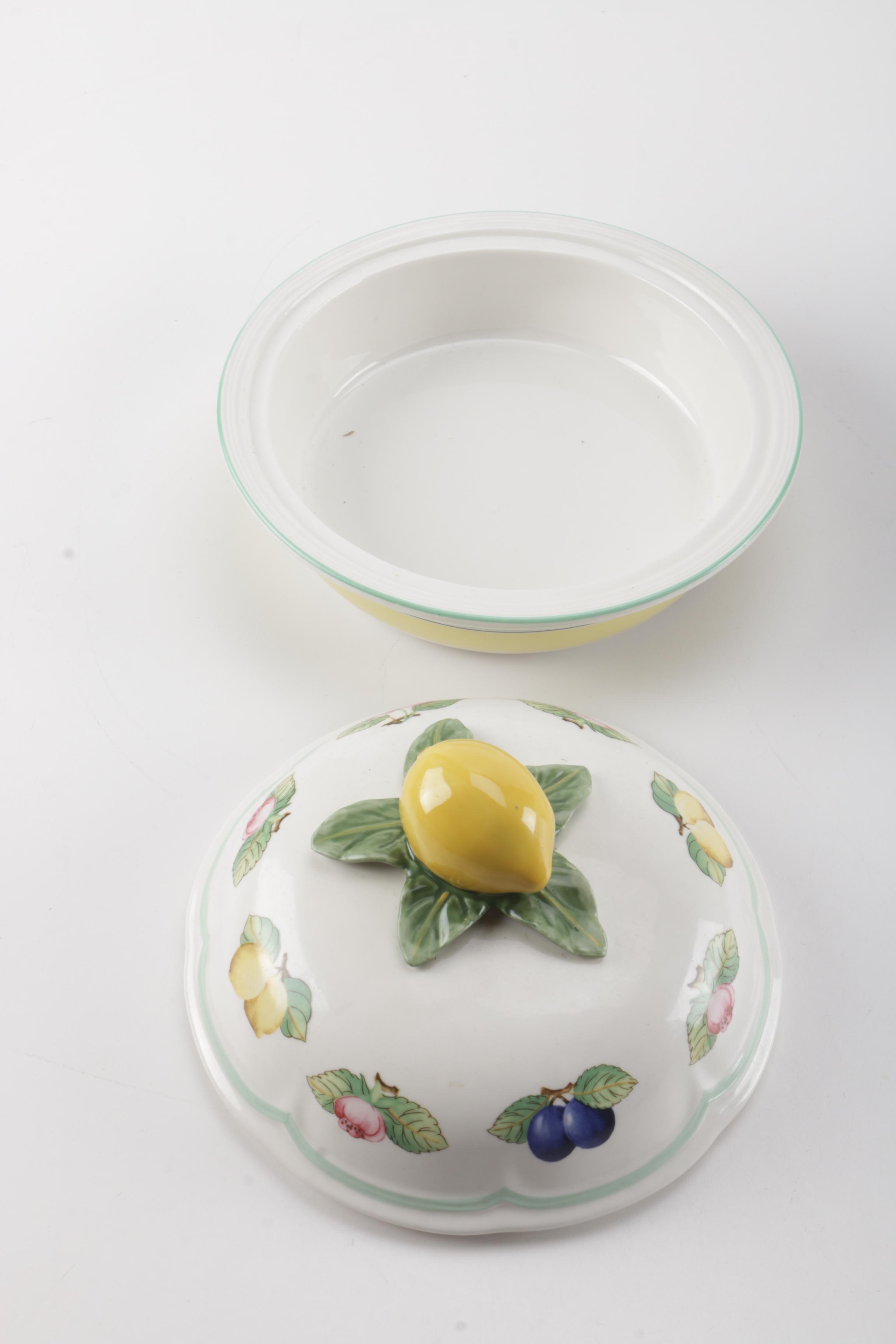 Villeroy & Boch Ceramic "French Garden" Serving Pieces