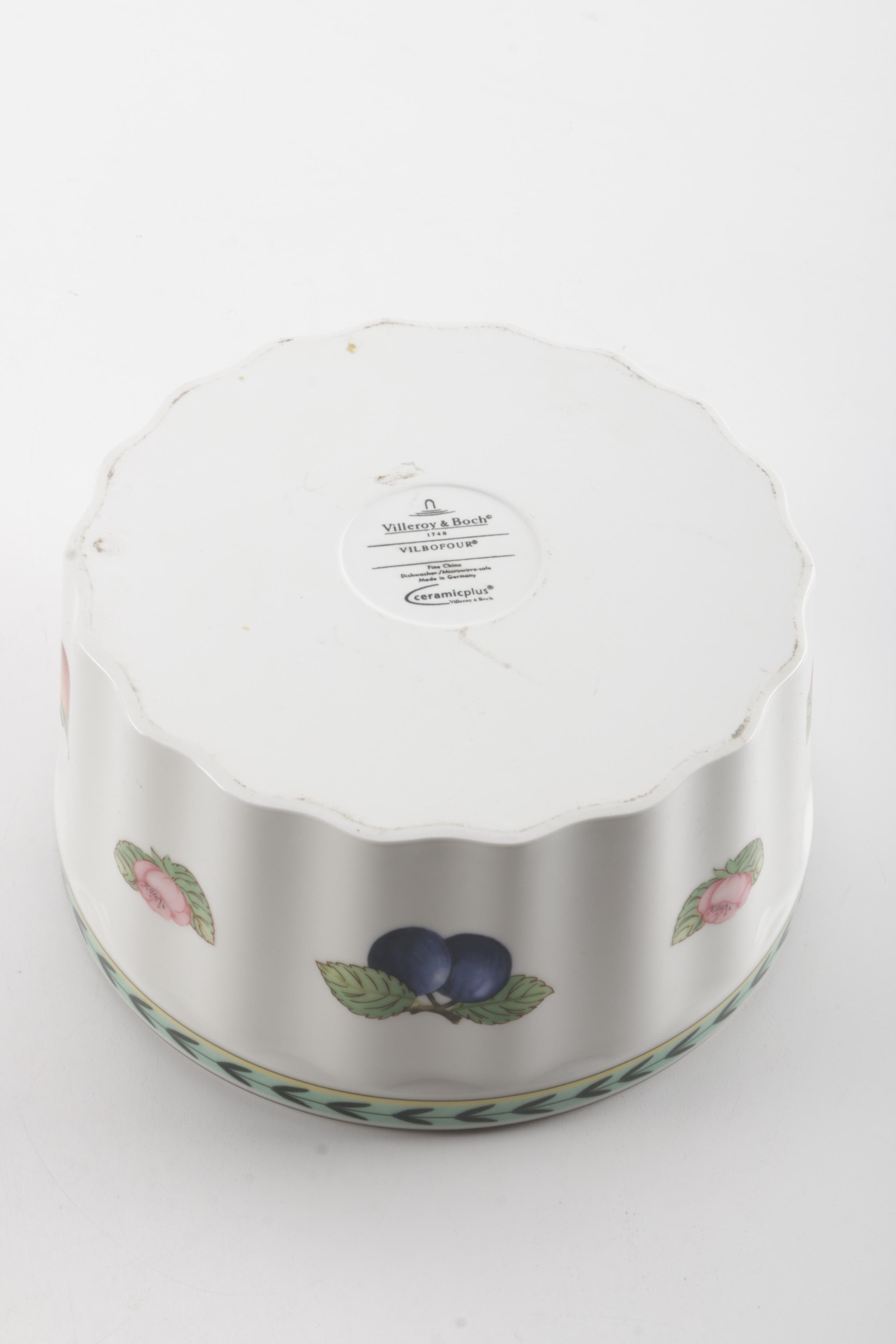 Villeroy & Boch Ceramic "French Garden" Serving Pieces