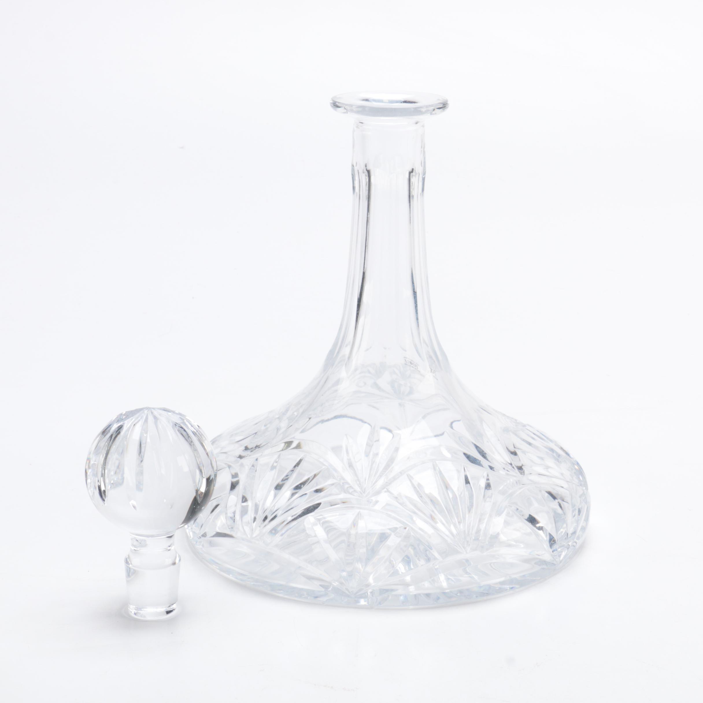 Group of Crystal Decanters Including Towle