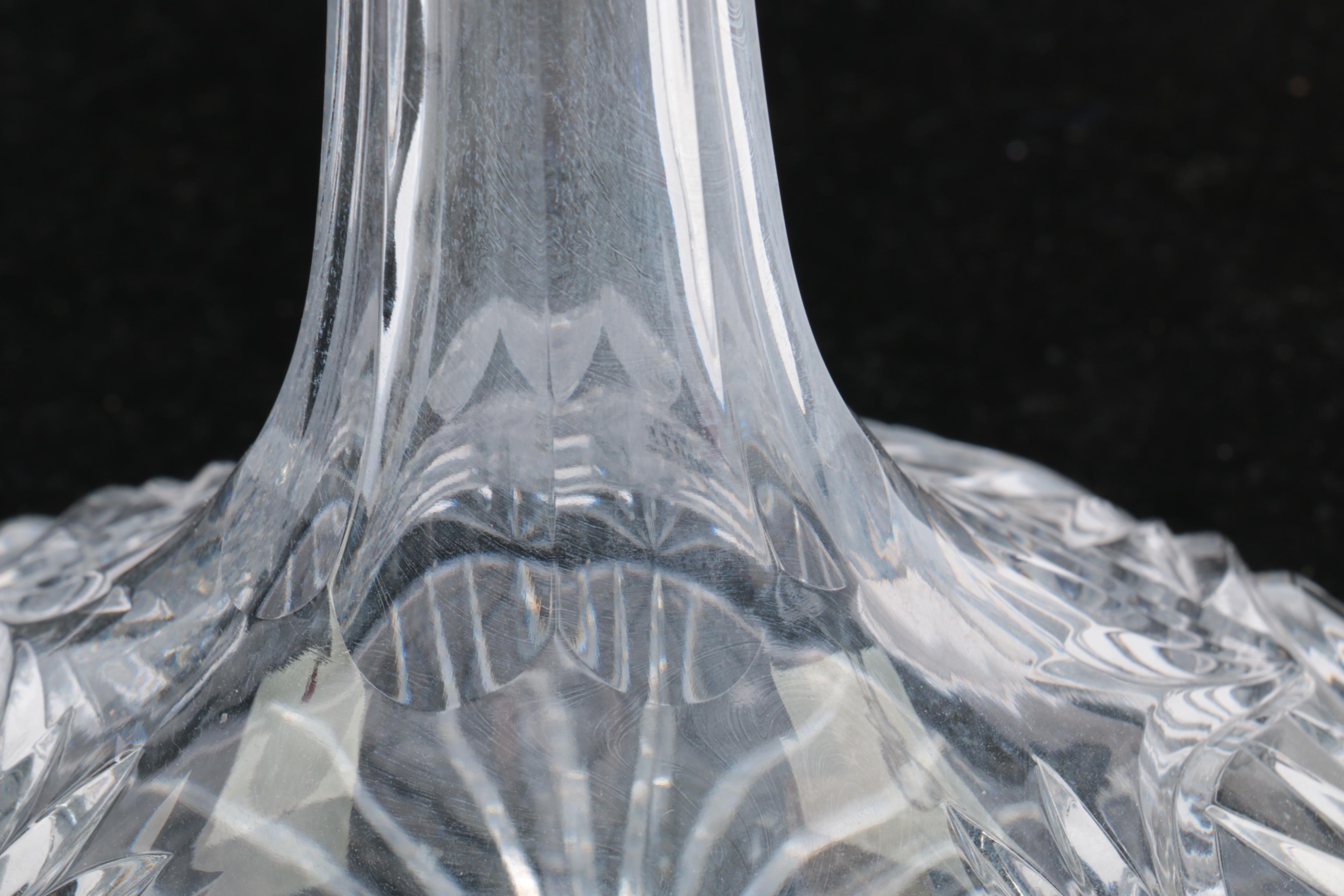 Group of Crystal Decanters Including Towle