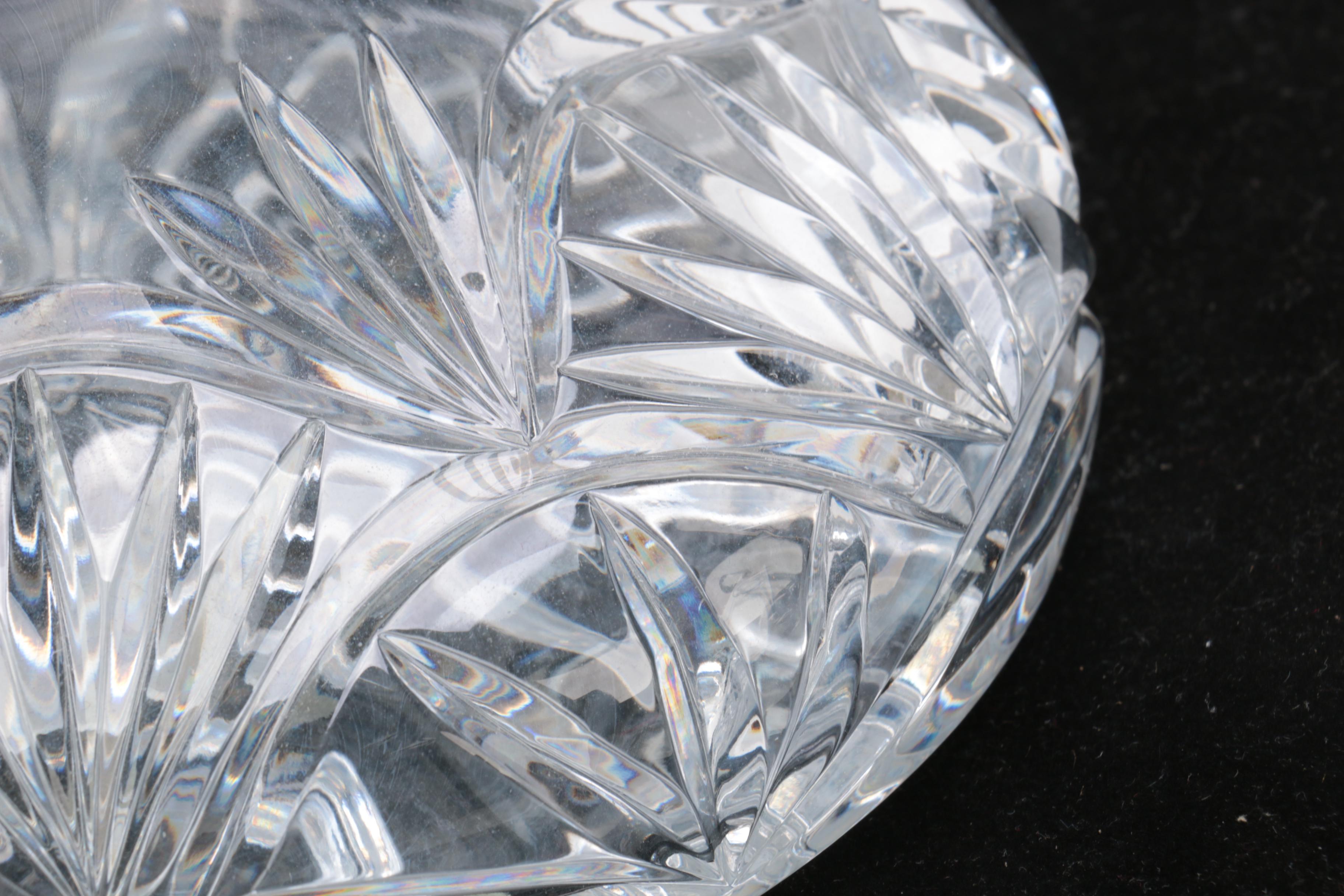 Group of Crystal Decanters Including Towle