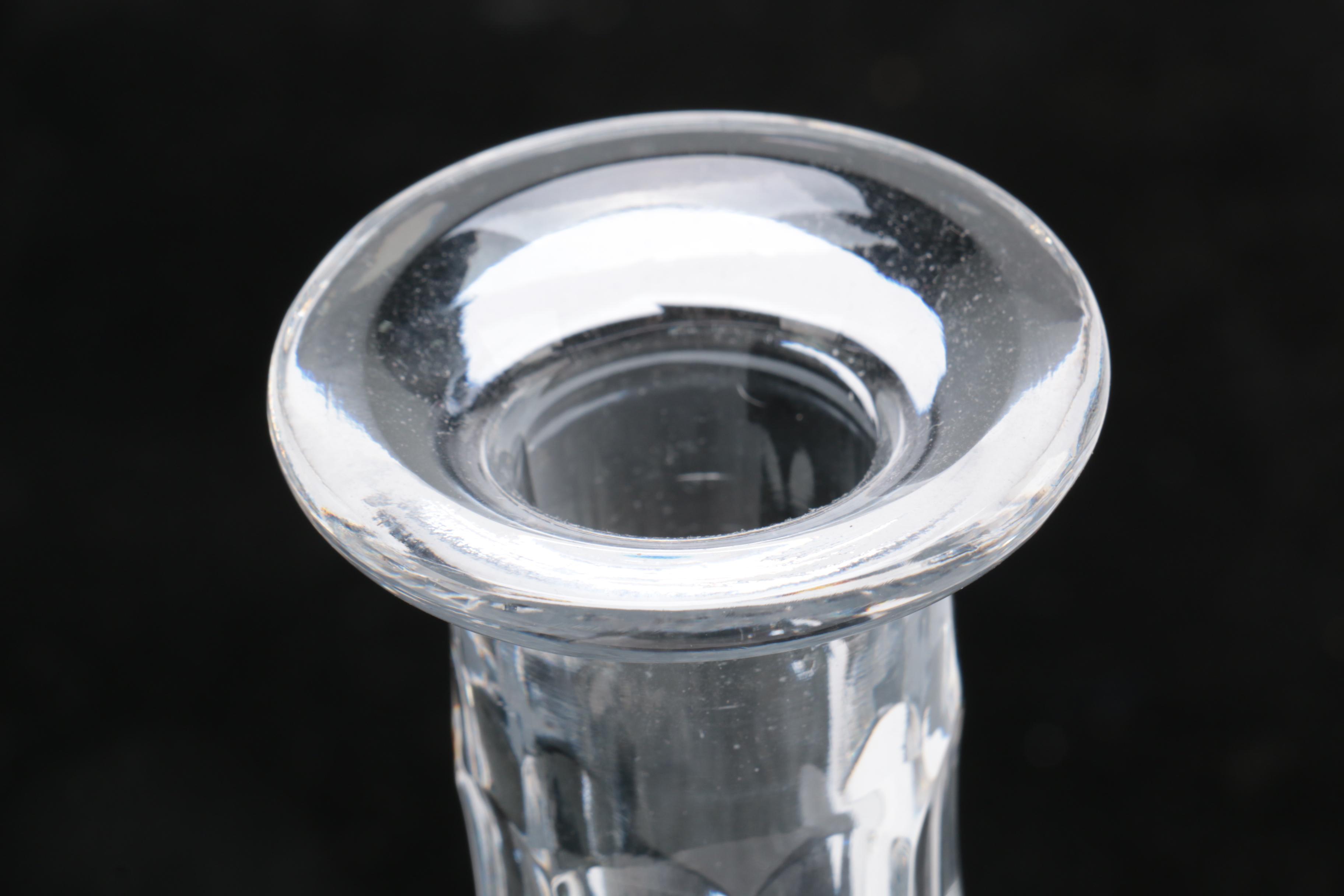 Group of Crystal Decanters Including Towle