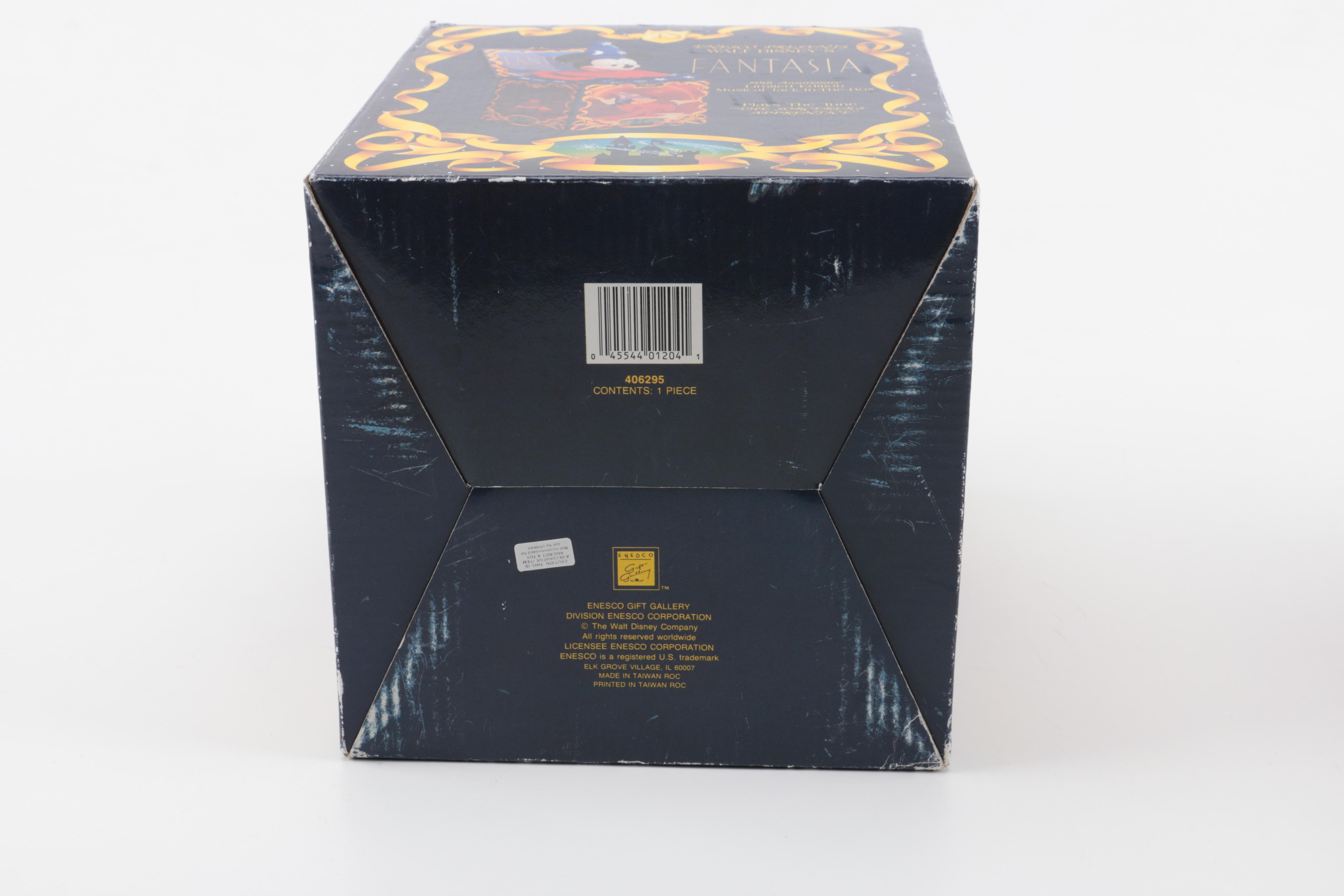 Enesco Walt Disney's "Fantasia" 50th Anniversary Limited Edition Musical Jack-in-the-Box