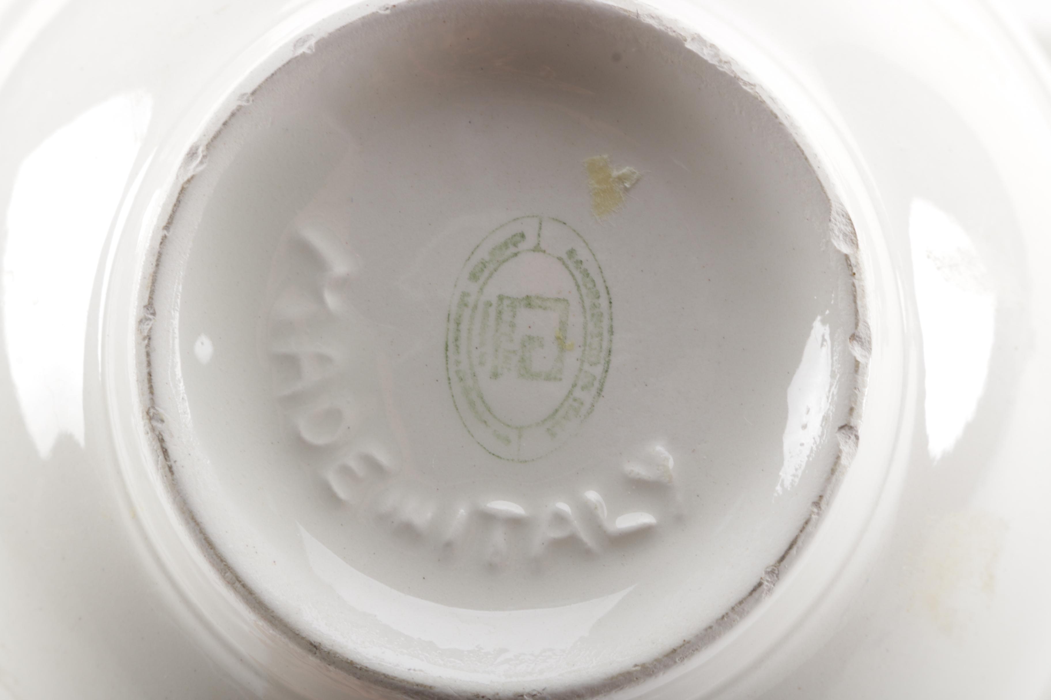 Set of White Italian Ceramic Bowls