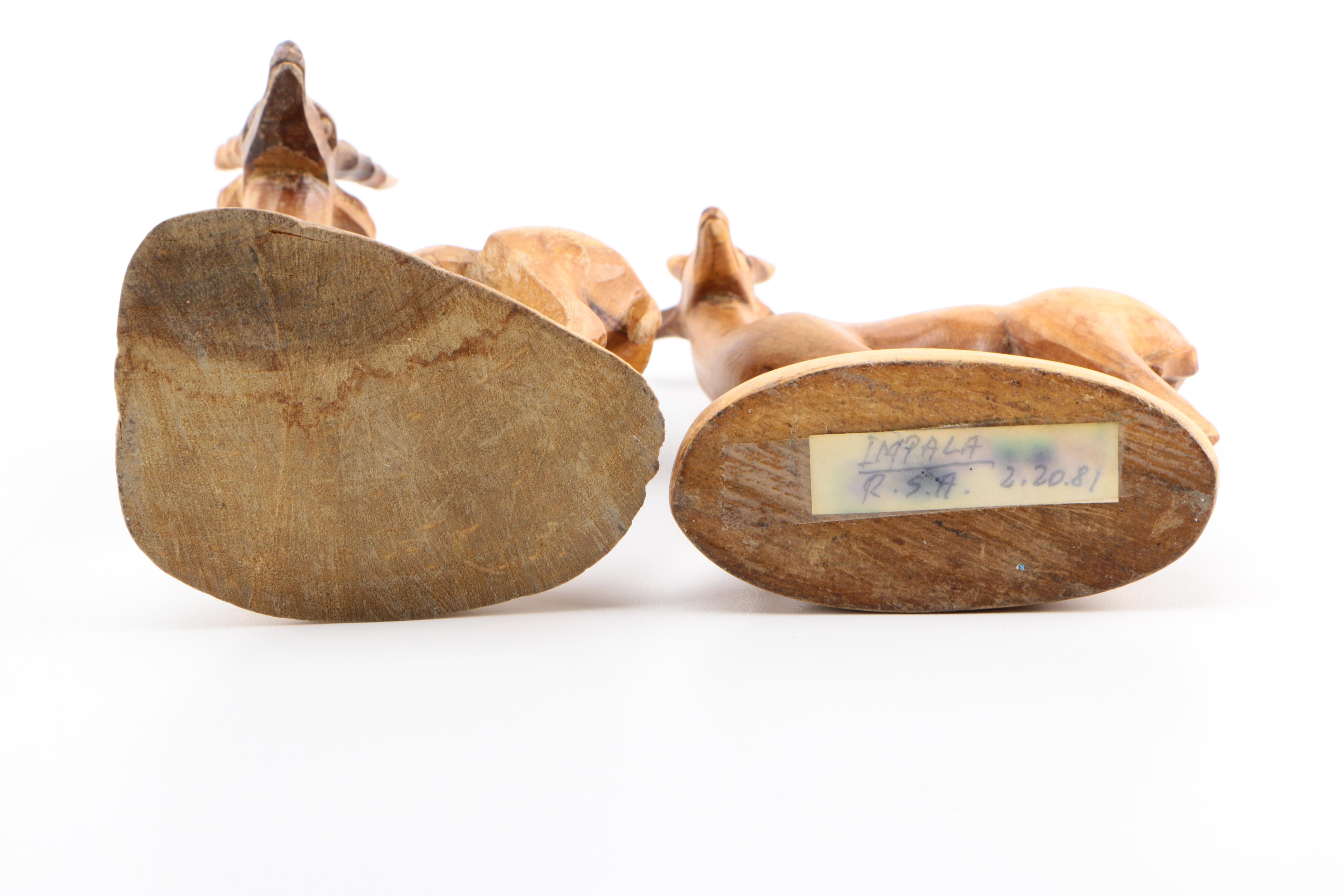 Wooden Animal Figures