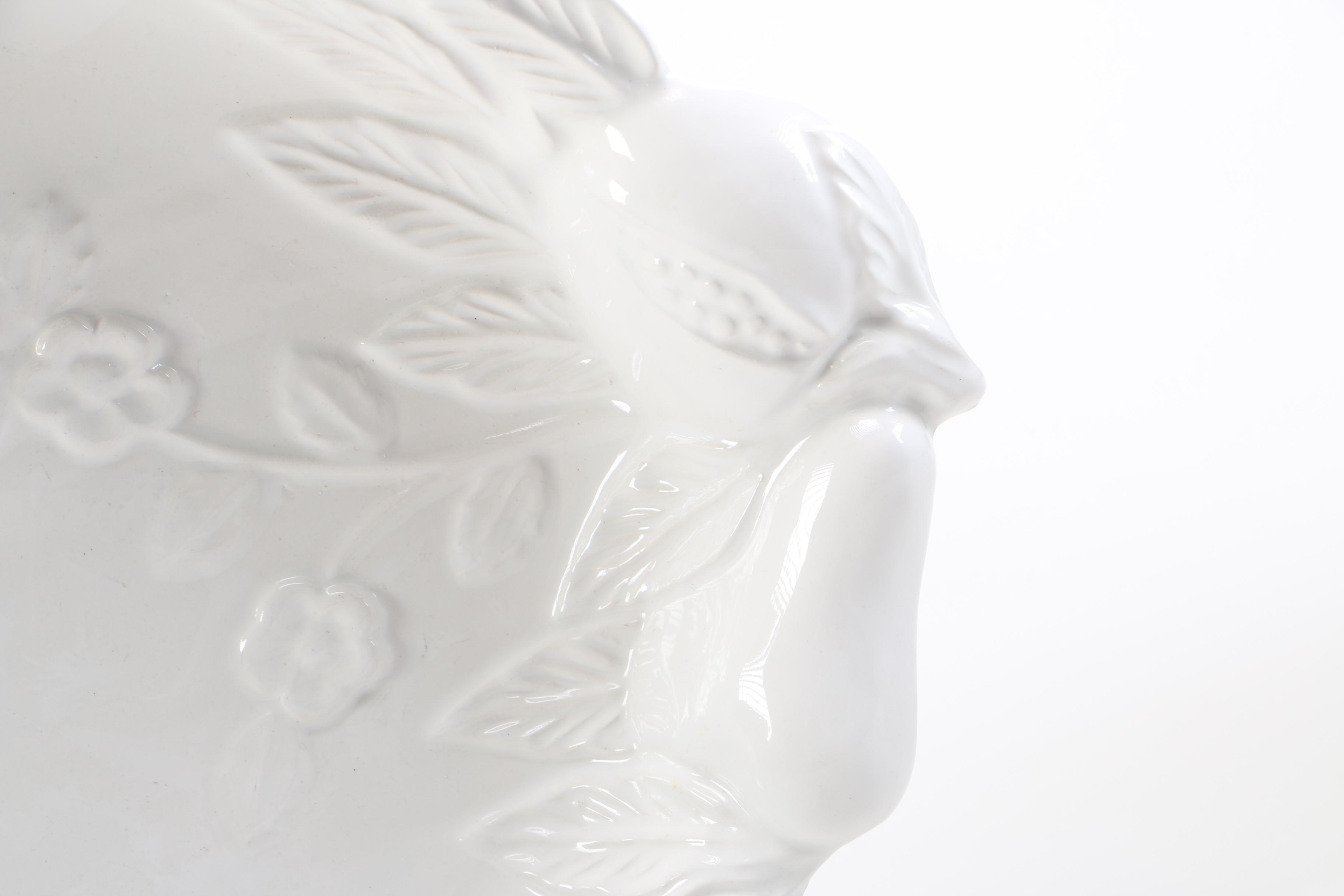 White Ceramic Serving Platter