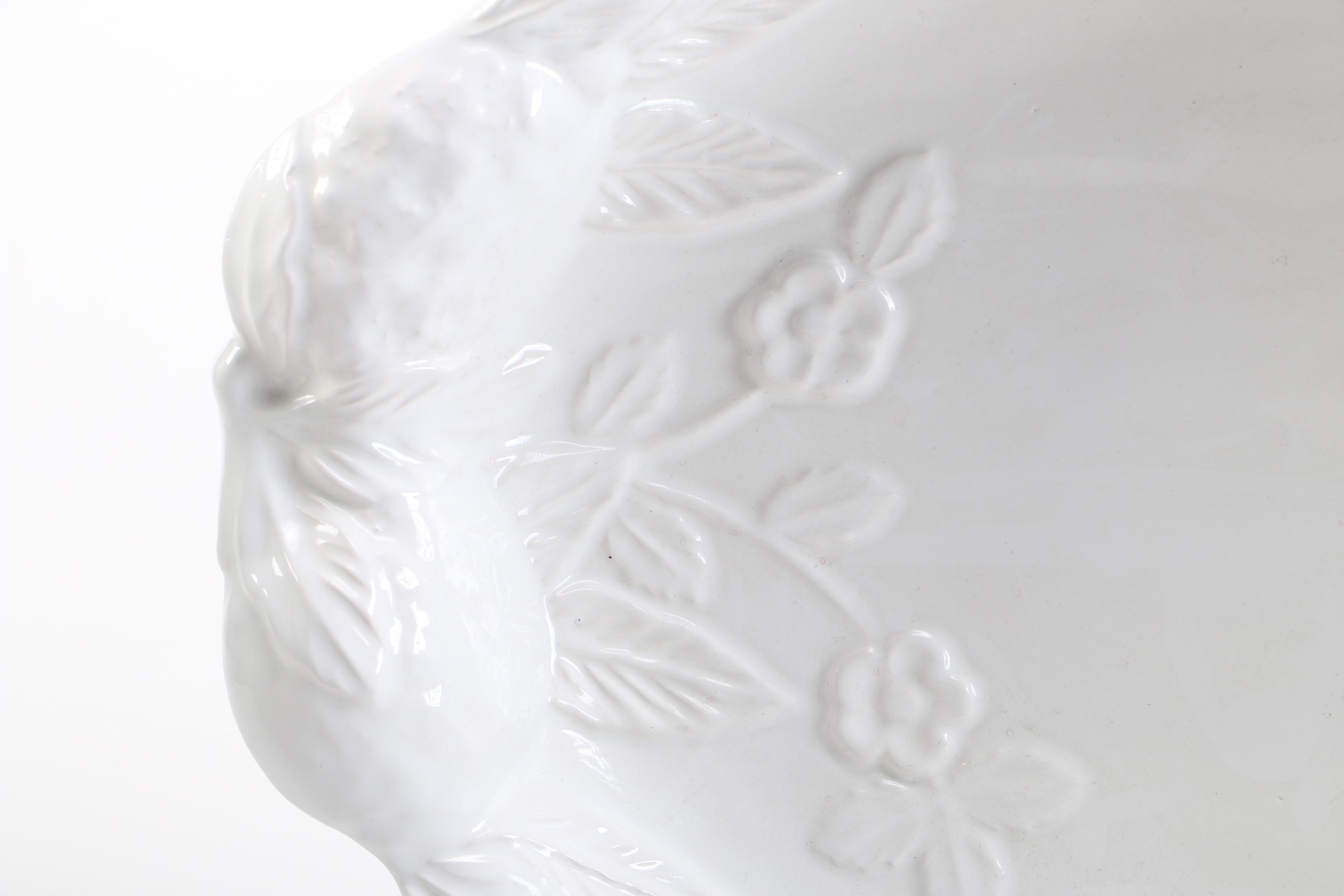 White Ceramic Serving Platter