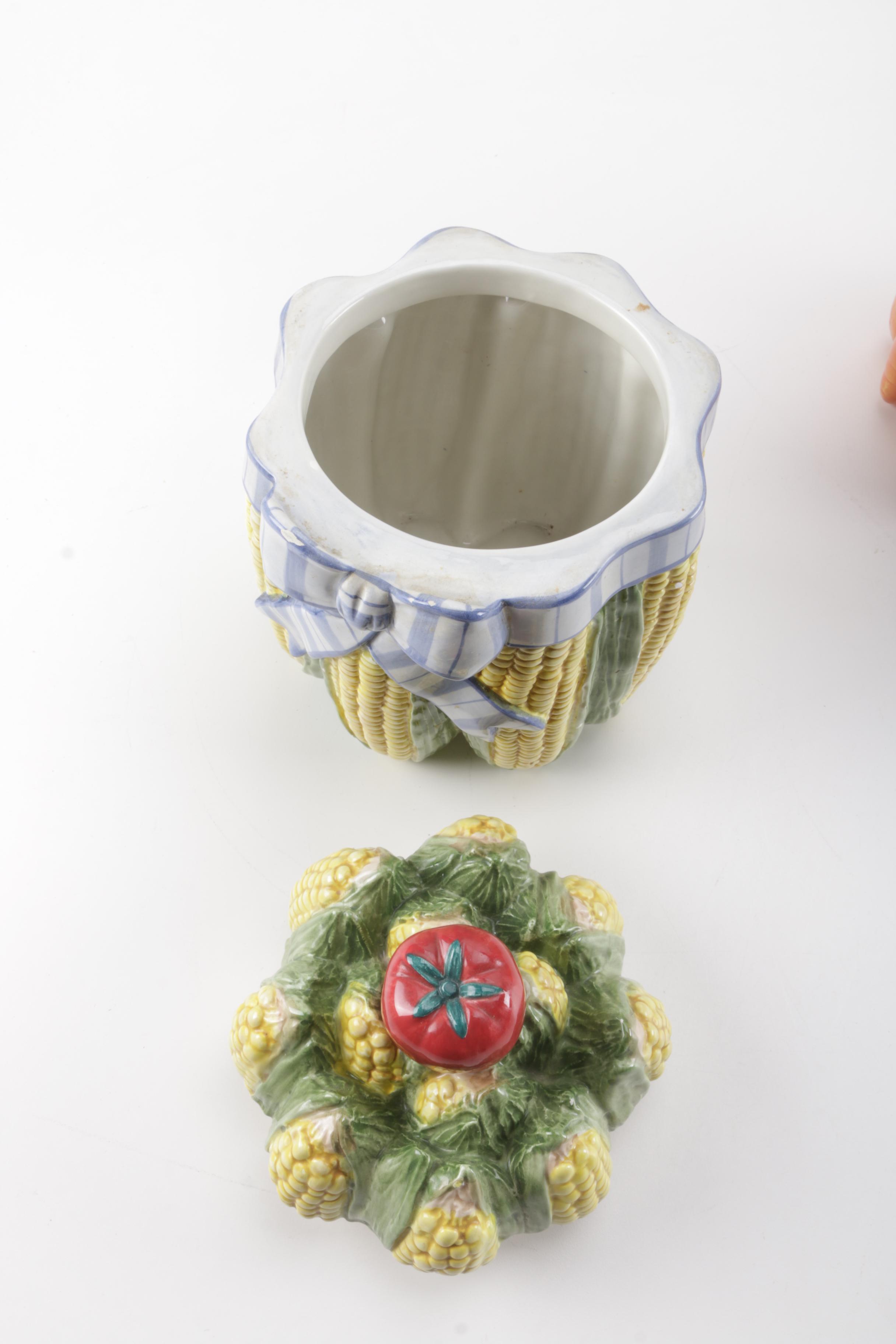 Fitz and Floyd Classics Ceramic Cookie Jars