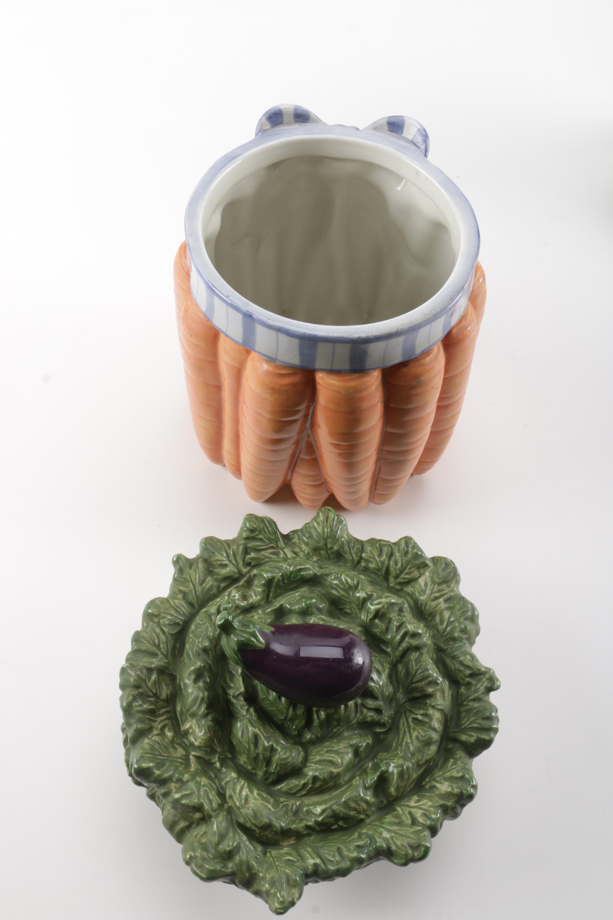 Fitz and Floyd Classics Ceramic Cookie Jars