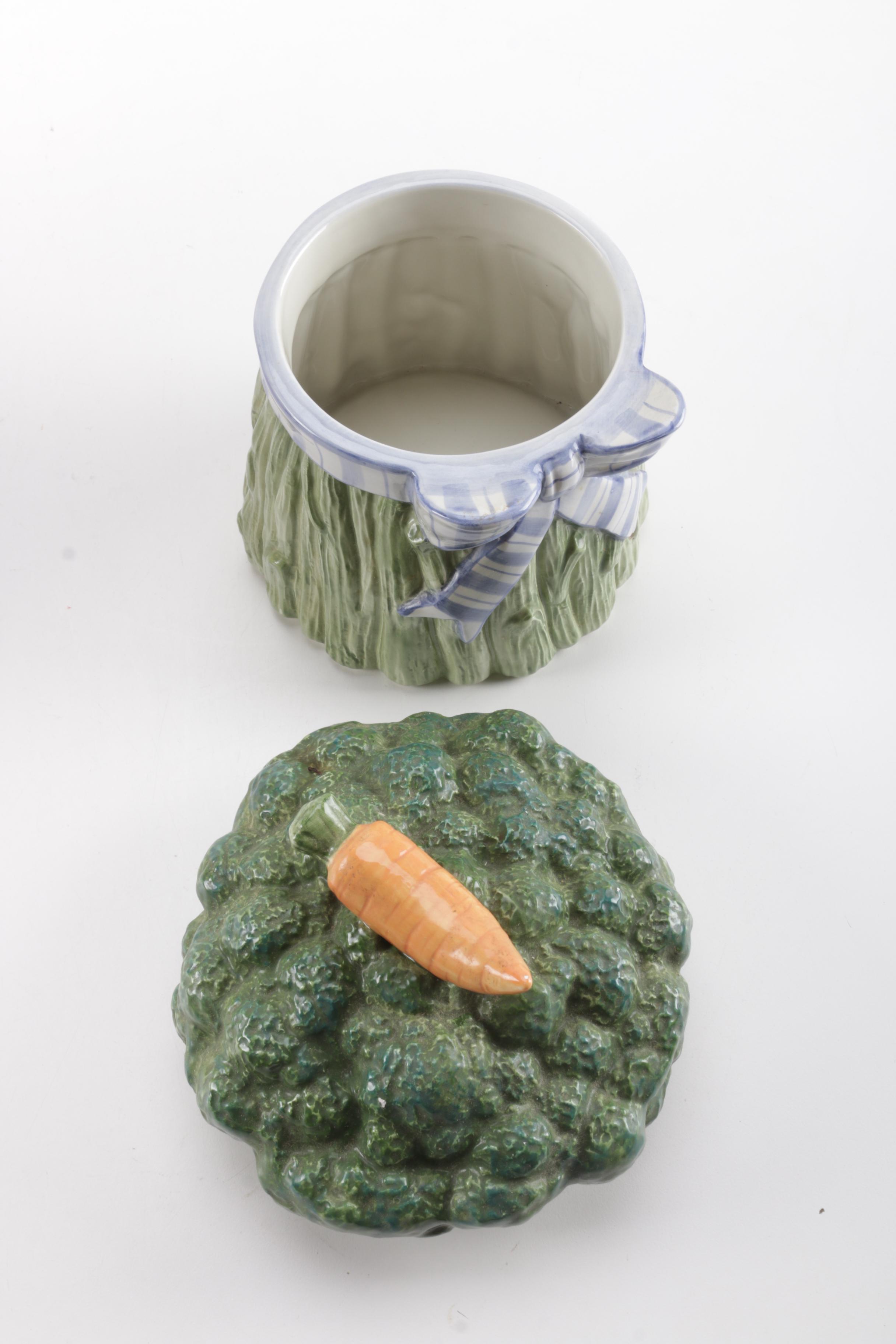 Fitz and Floyd Classics Ceramic Cookie Jars