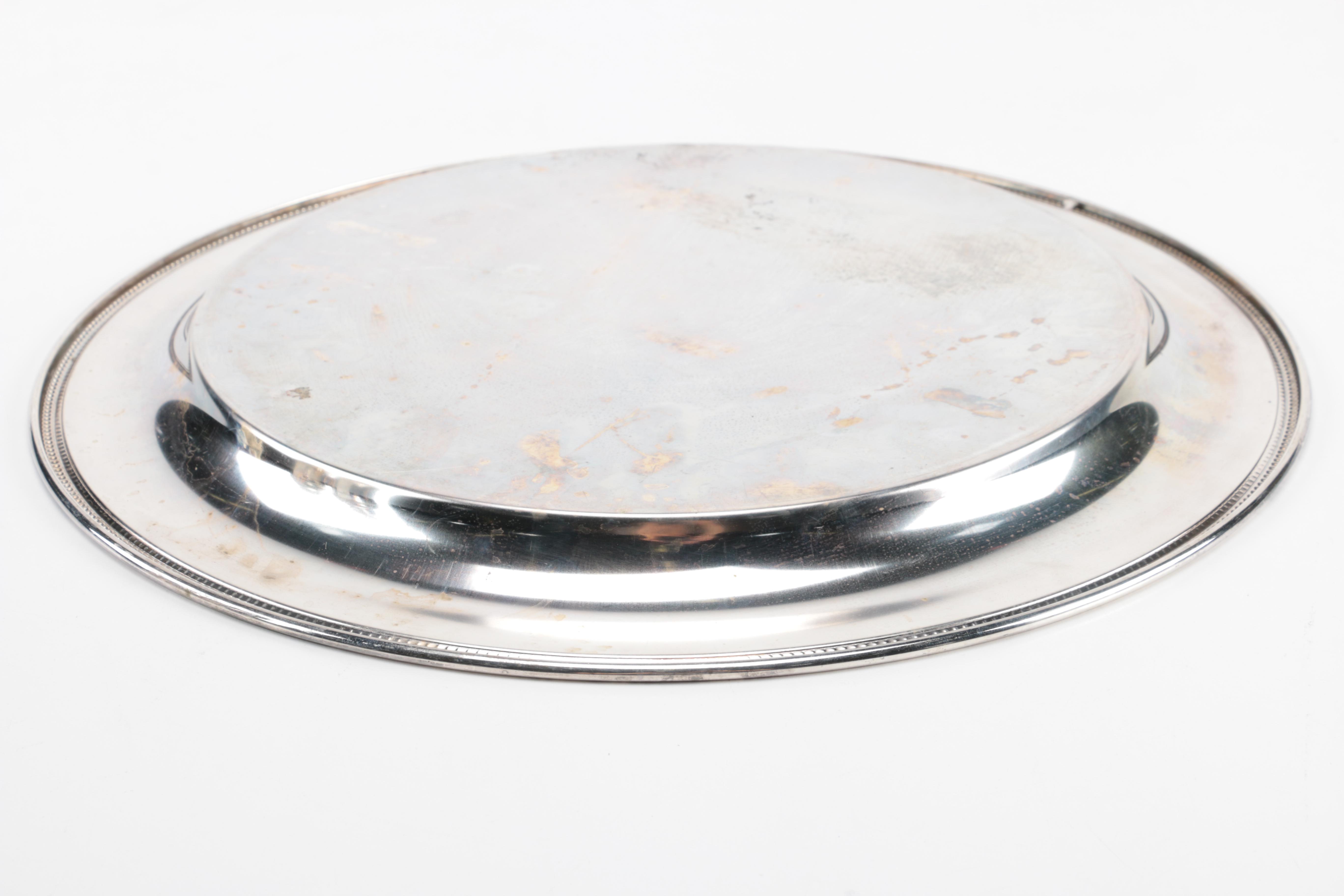 Silver Plated and Crystal Martini Set