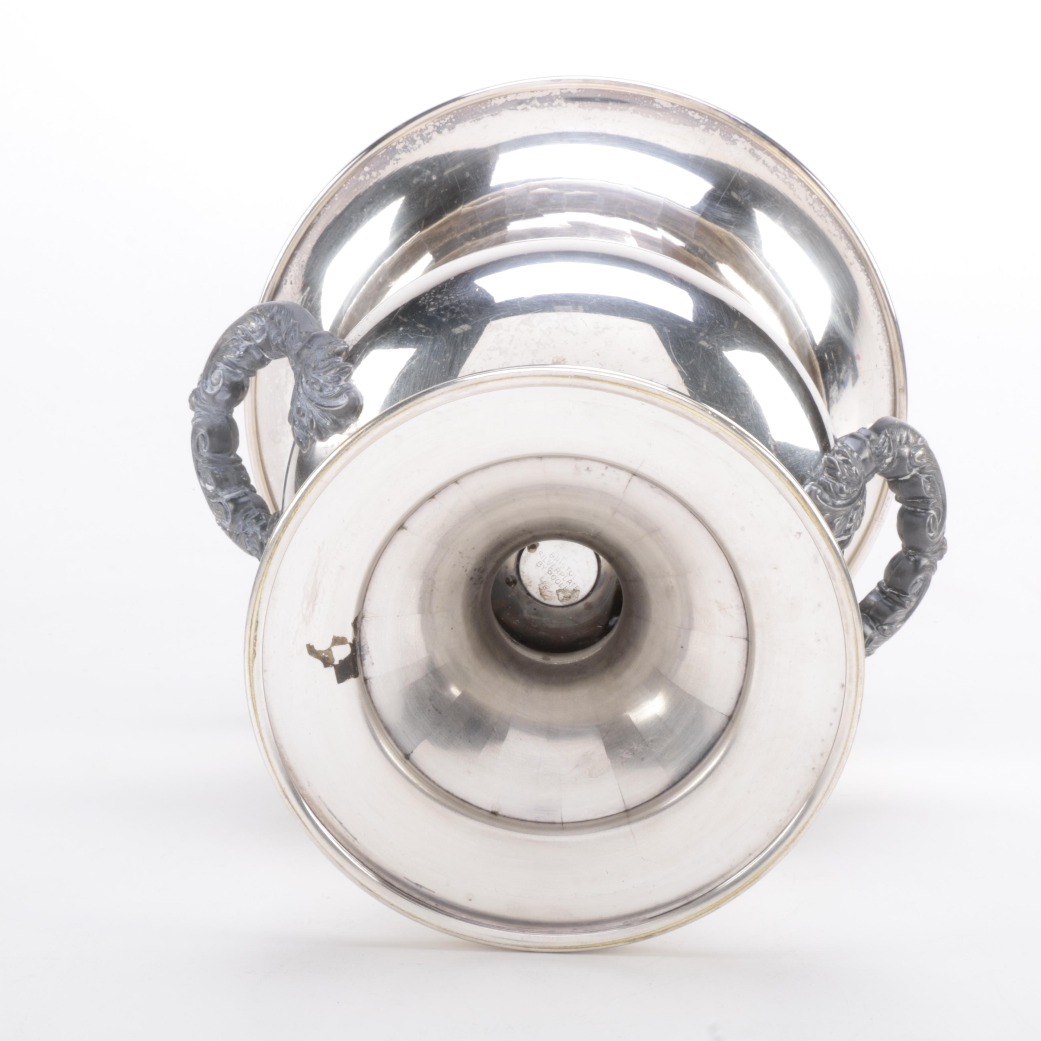 Silver Plate Wine Chiller by Poole